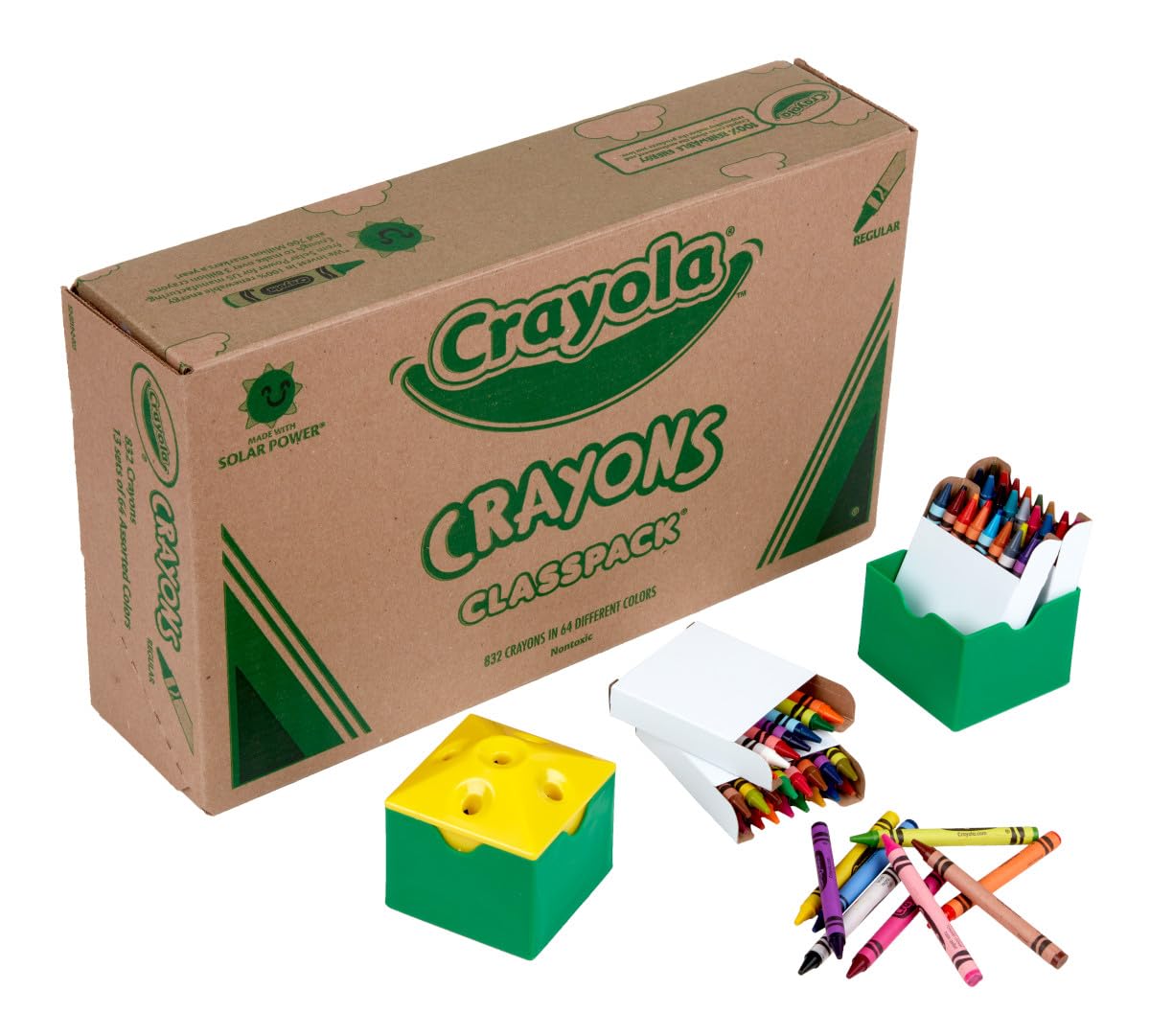Crayola Crayon Classpack (832 Count) - Bulk School Supplies for Classrooms, 13 Sets of 64 Crayons, Kids Arts & Crafts Supplies - Perfect for Classroom Activities, Art Projects & Creative Learning