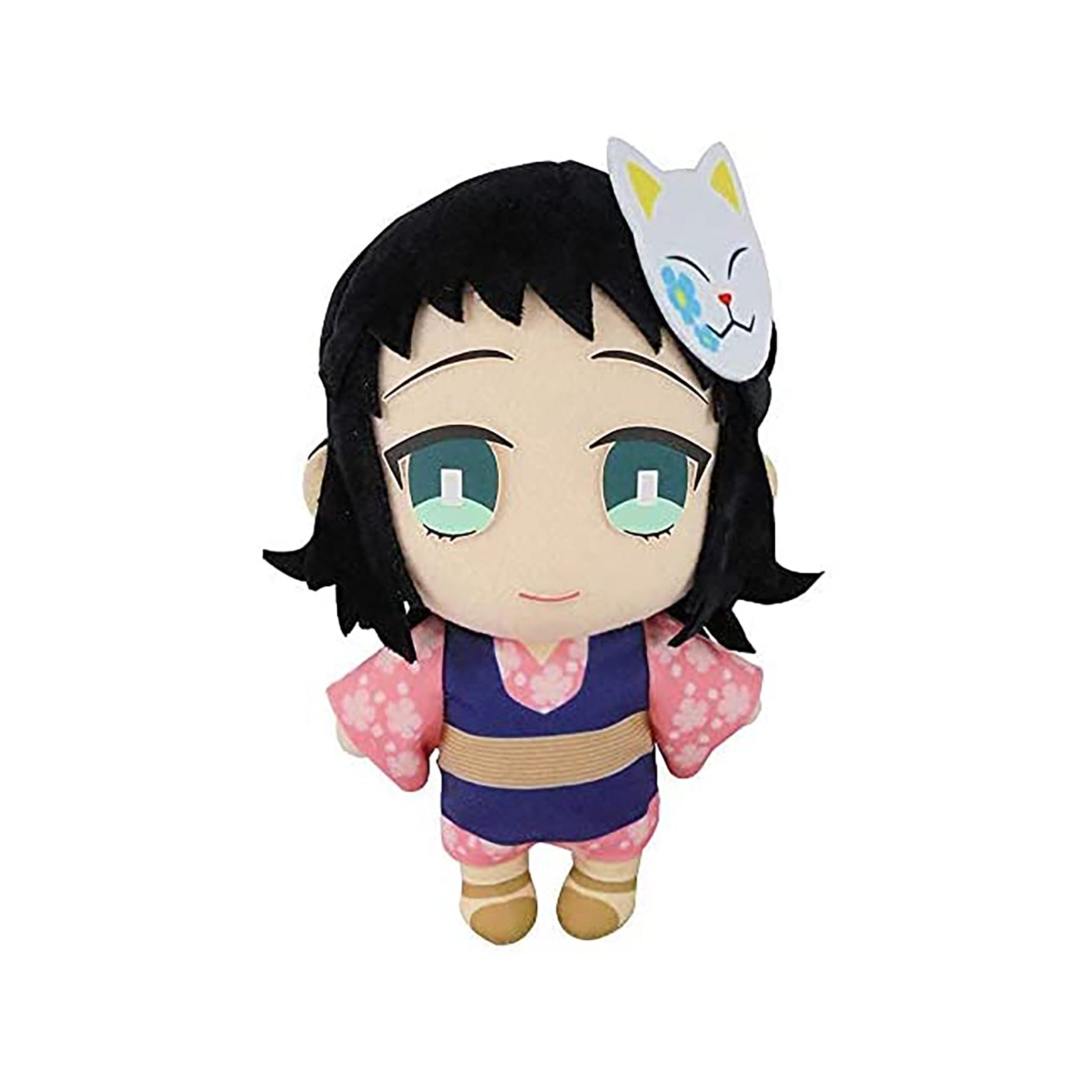 Demon Slayer Makomo 8 Inch Plush Doll - Anime Collectible Toy for Fans, Gift for Kids & Adults, Perfect for Bedroom Decor and Cosplay Accessories