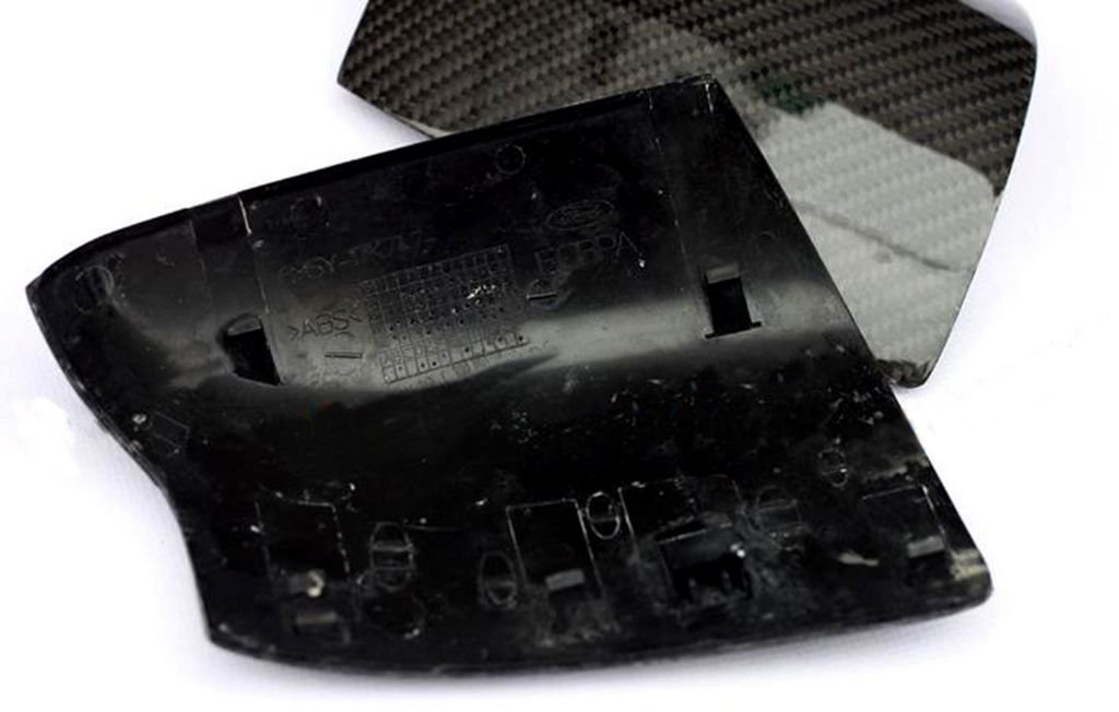 Carbon Fiber Mirror Covers for Ford Focus ST 5-Door 2005-2007 - Replacement Side Mirror Caps - Lightweight & Durable Upgrade for Enhanced Style & Protection (Perfect for Car Enthusiasts & Custom Builds)