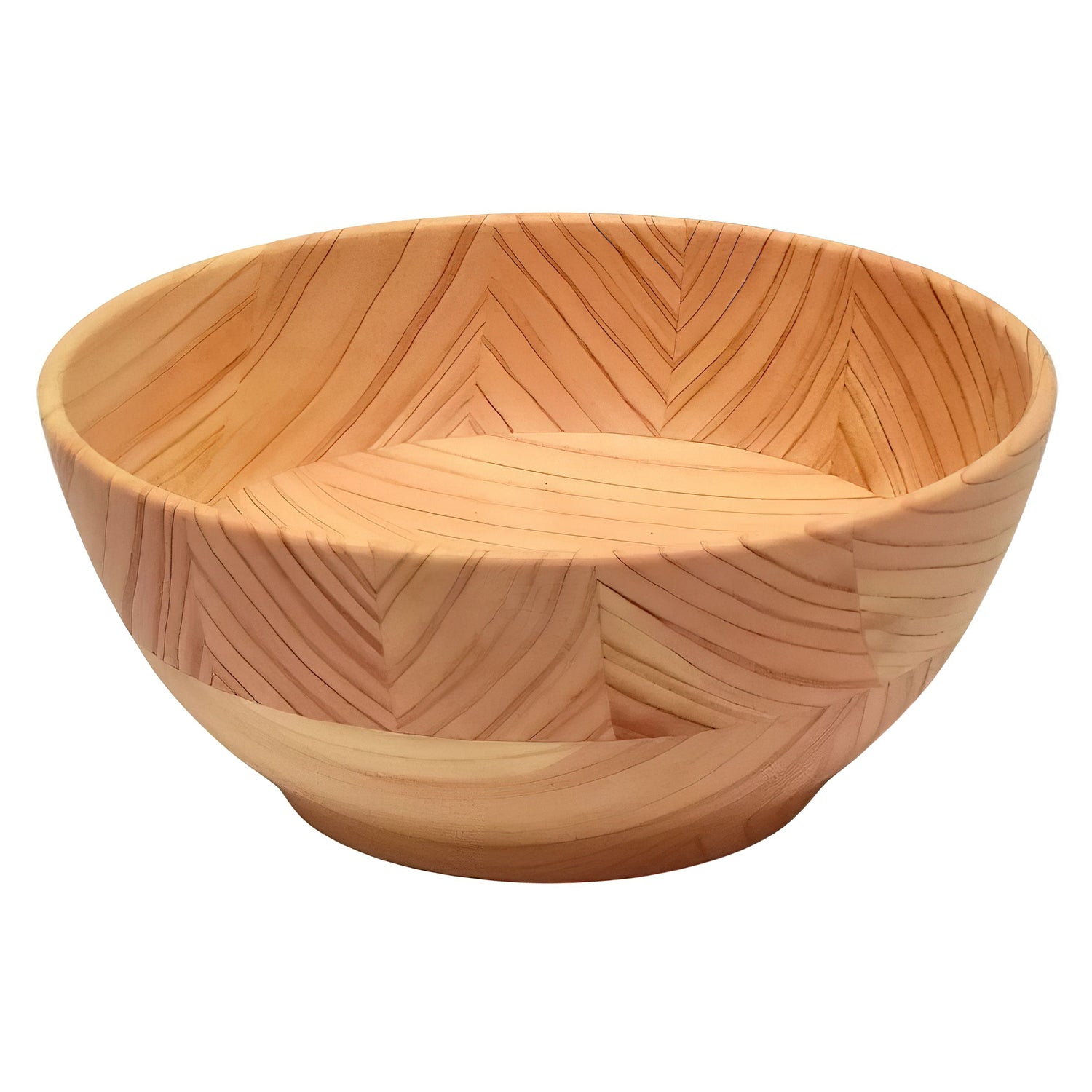 Handcrafted Yosegi Don Wooden Bowl - Traditional Japanese Lacquerware for Sushi, Rice & Noodles - Perfect for Home Dining & Asian Cuisine Presentation