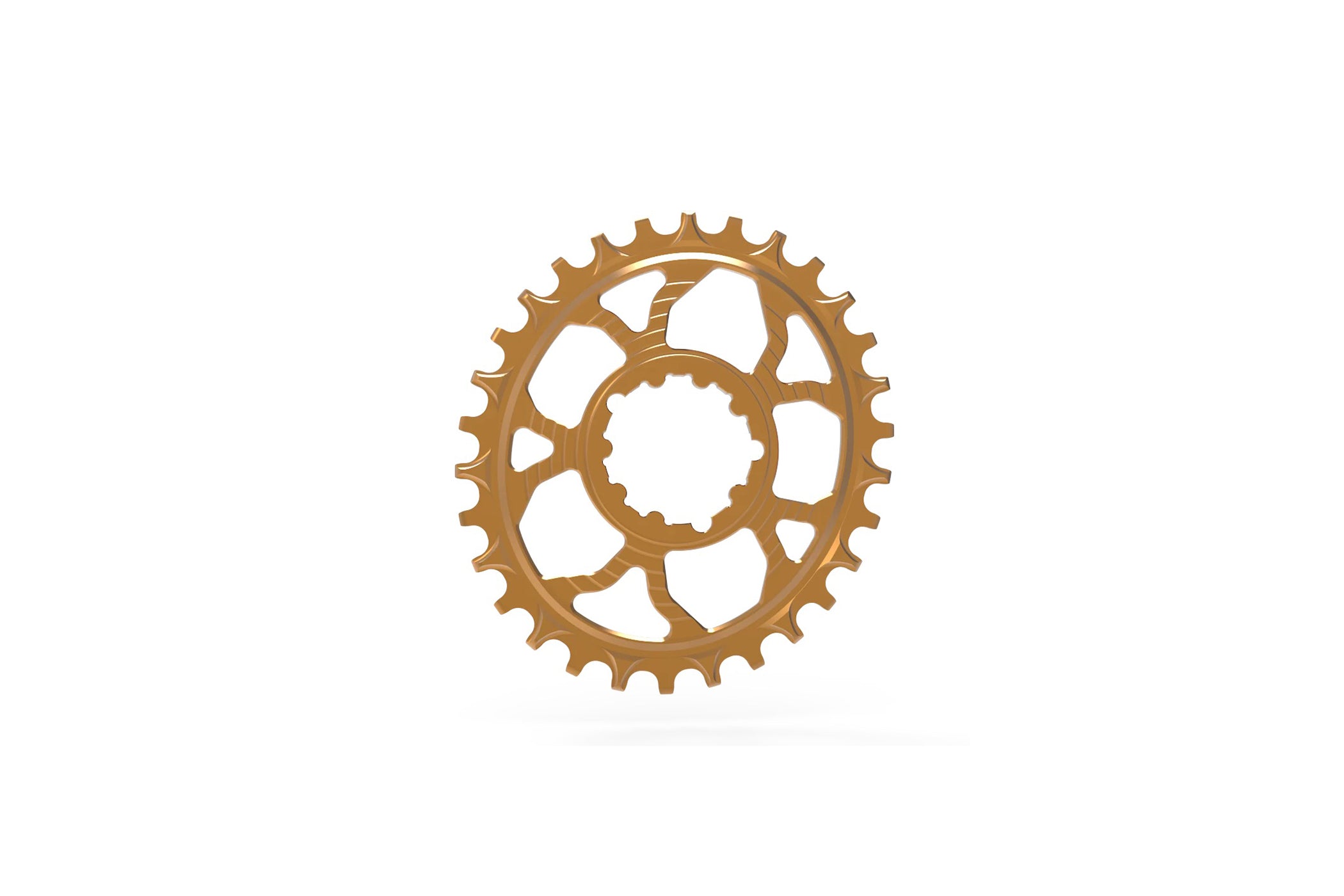 5DEV 7076 12% Oval Chainring - 30 Tooth 3mm Offset Bicycle Chainring for MTB & Road Bikes - Improve Pedaling Efficiency for Cycling & Mountain Biking
