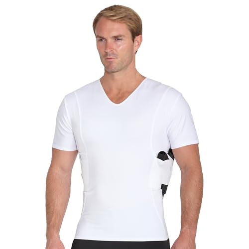 White V-neck
