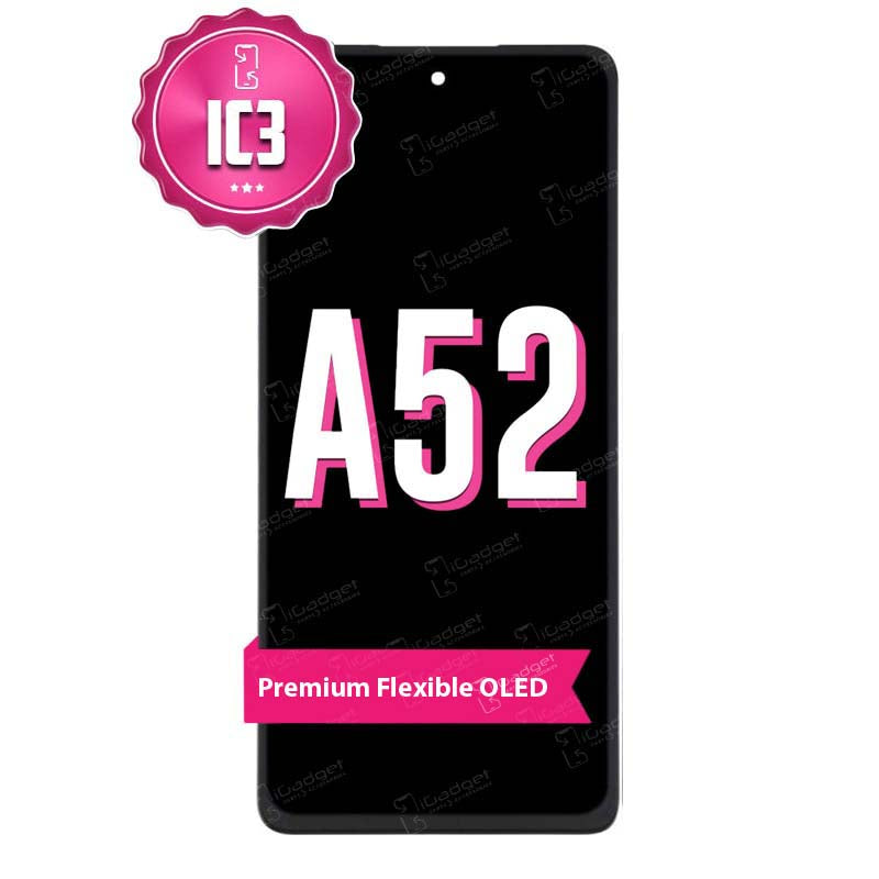 Samsung Galaxy A52 LCD Screen Replacement - Full HD Display with Touch Digitizer | Compatible with Samsung A52 5G & A52s | DIY Repair Kit for Cracked or Damaged Screens | Perfect for Home, Office, or Travel Use