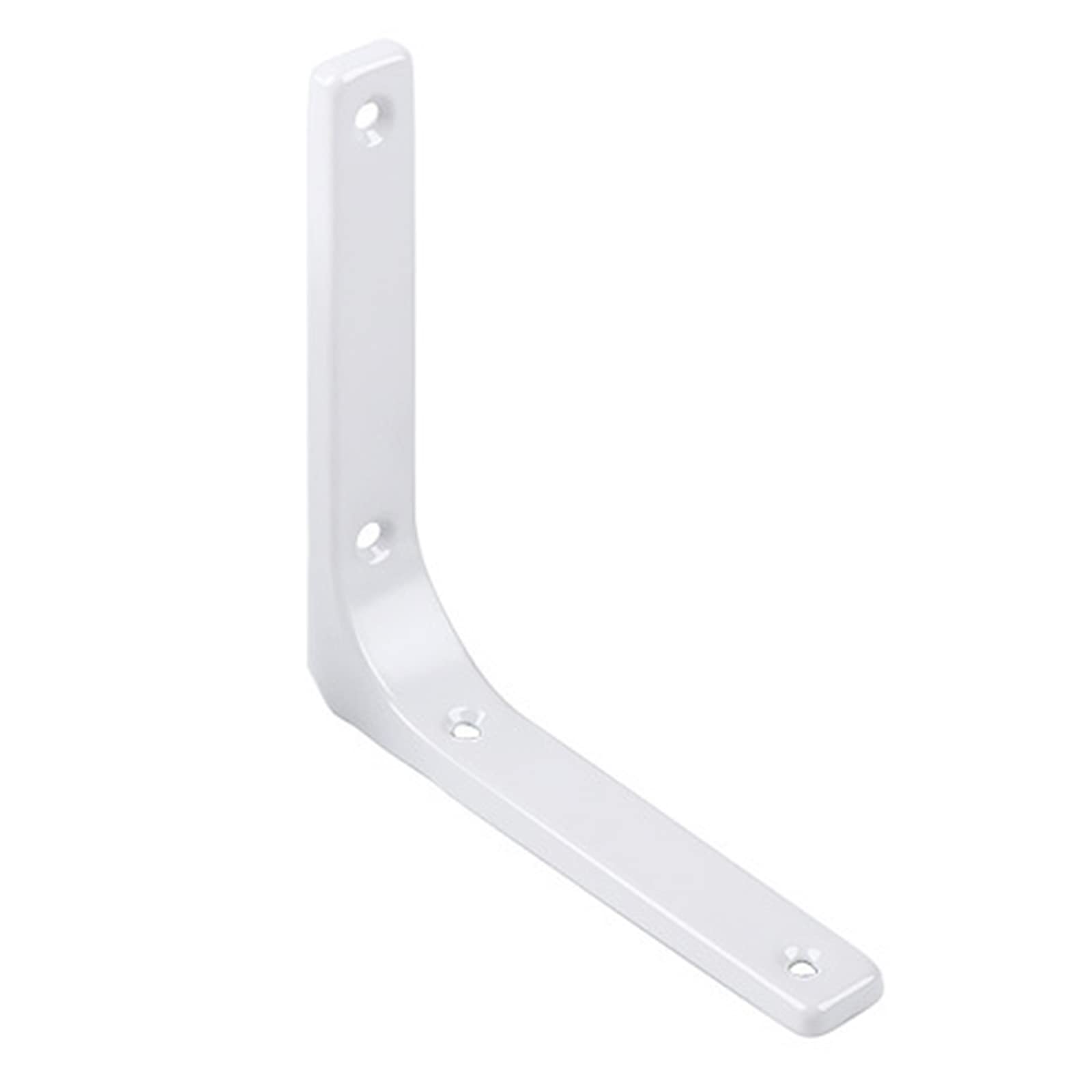 4 Pack Floating Shelf Brackets - Heavy Duty Wall Mounted Shelf Supports with Screws - Decorative Shelving for Bedroom, Bathroom & Living Room (White, 3.94x3.94 Inch) - Perfect for Displaying Books, Photos & Home Decor