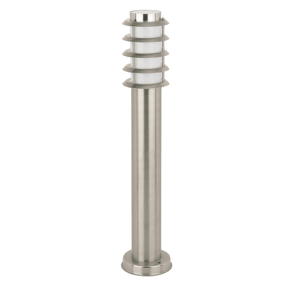 BORDA 304 Stainless Steel Garden Bollard Light - 18W LED Outdoor Lighting, IP44 Waterproof, Louvered Design for Pathways, Driveways, and Landscaping