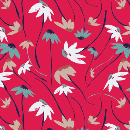 Beautiful Red Flower Fall Greeting Cards - Autumn Thanksgiving & Holiday Cards for Friends & Family - Perfect for Thanksgiving, Halloween, Christmas & Seasonal Celebrations
