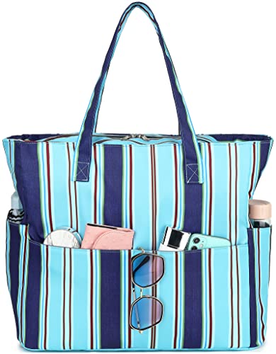 Blue Brown Stripes