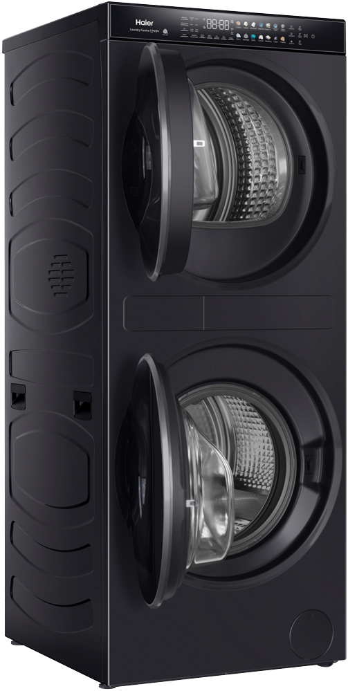 Haier 600 Series HLC1290CTB1 12kg Washing Machine with 9kg Heat Pump Dryer - Energy Efficient Laundry Center for Large Families | Perfect for Homes, Apartments & Laundromats