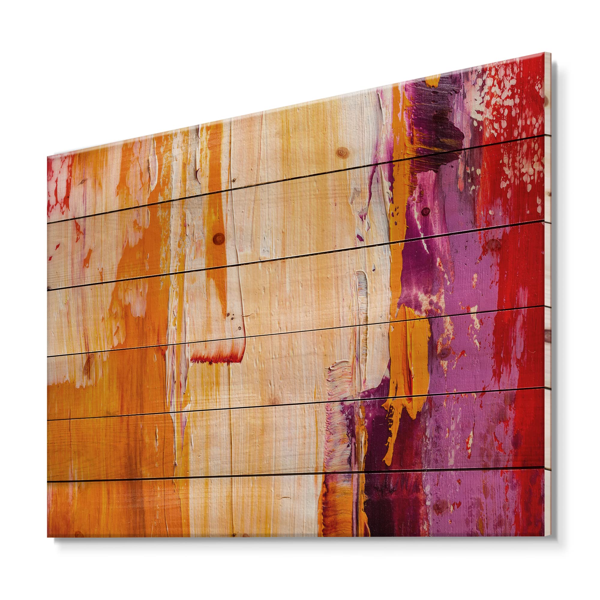 DesignQ Grunge Green Abstract Modern Wood Wall Art - Large Contemporary Wood Wall Decor Printed on Natural Pine - Perfect for Living Room, Bedroom & Office Decor