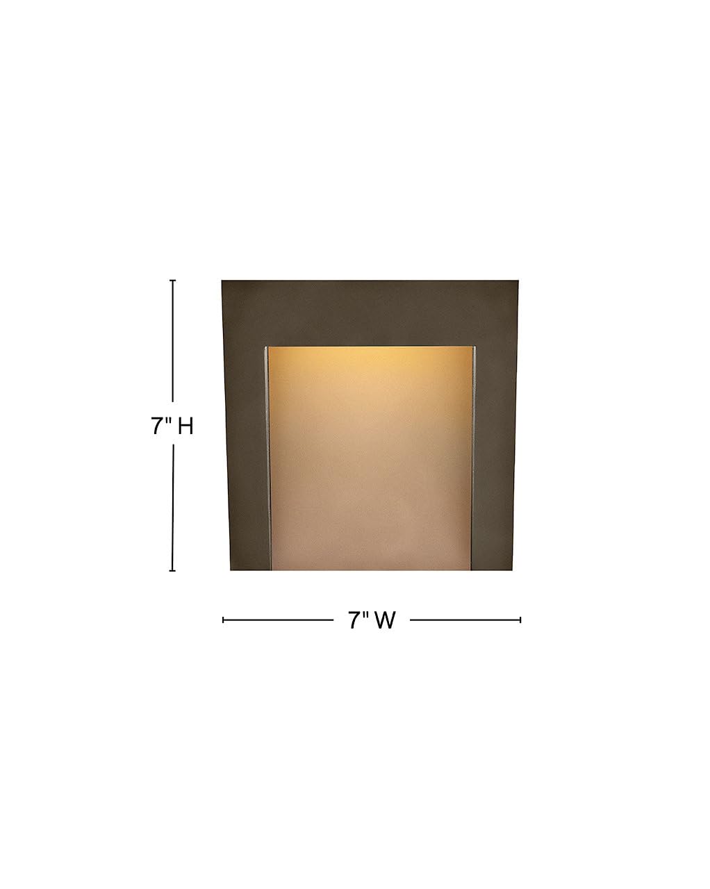 Hinkley Taper Extra Small Wall Mount Lantern - Textured Oil Rubbed Bronze Finish - Outdoor Porch Light for Entryway, Patio & Garden Decor