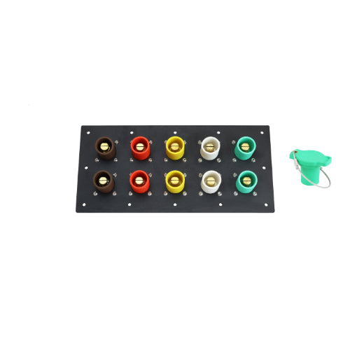 800 Amp Non-Metallic Male Double Set Screw 10 Position CAM Lock Panel - Ideal for Industrial Electrical Panels & Power Distribution Systems