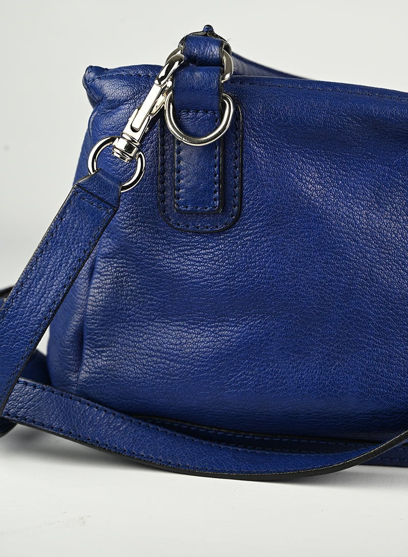 Givenchy Pandora Leather Handbag in Blue - Luxury Crossbody Bag for Women, Perfect for Work, Travel & Evening Events