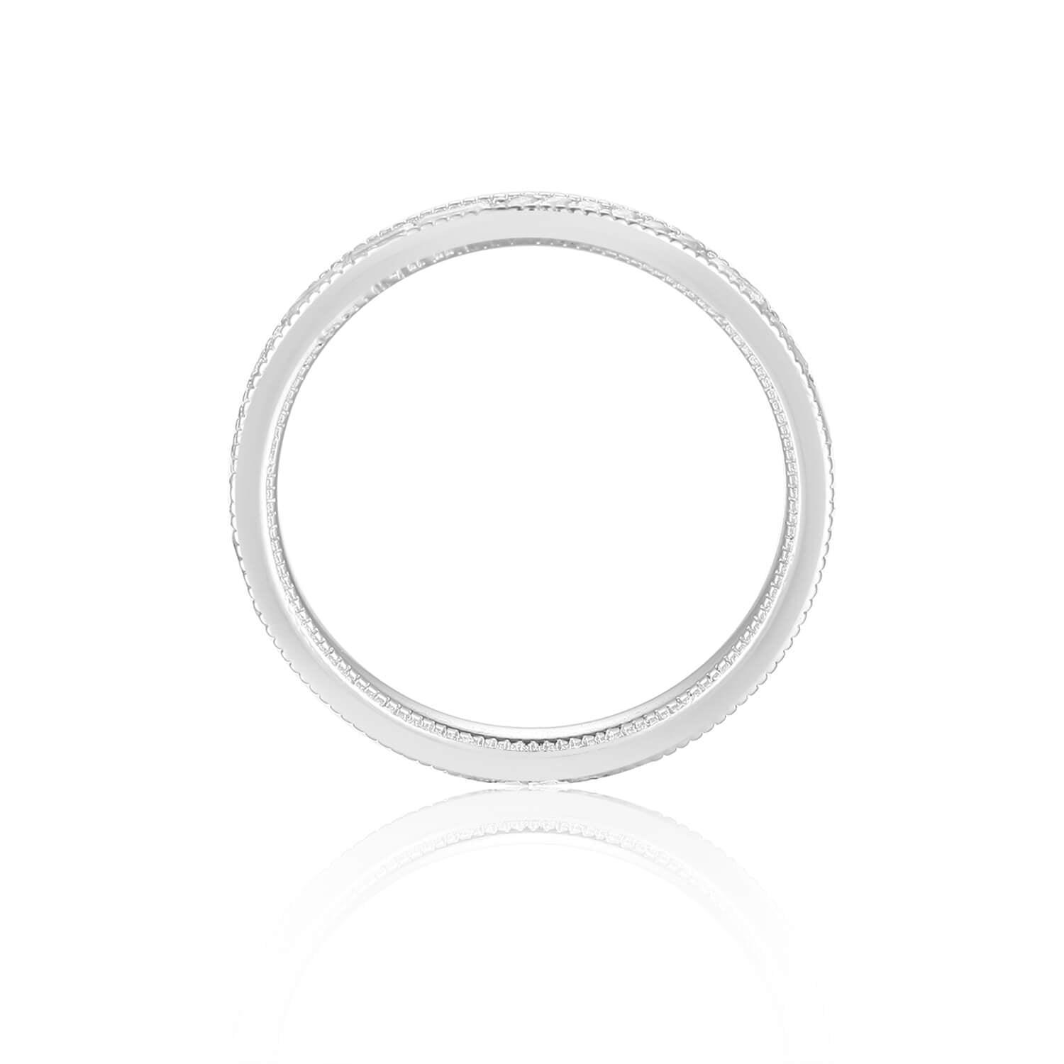 White Topaz Light Baguette Ring – Elegant Sterling Silver Jewelry for Women | Perfect for Weddings, Anniversaries & Special Occasions