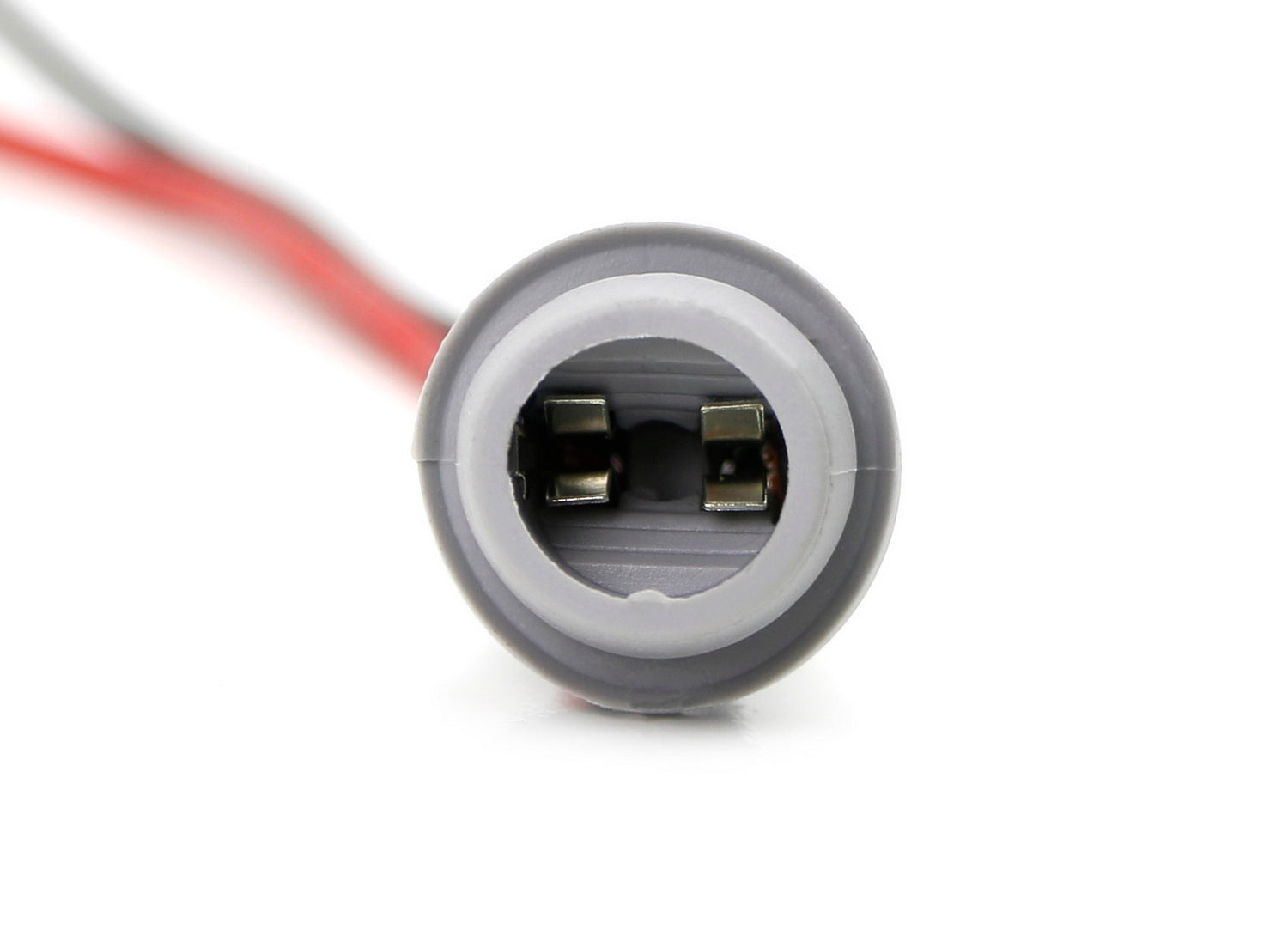 (2 Pack) 168 194 2825 W5W 920 921 T10 T15 Rubber Base Socket with Pigtail Wiring Harness - Compatible with Car, Truck, RV, and Marine Lighting Applications