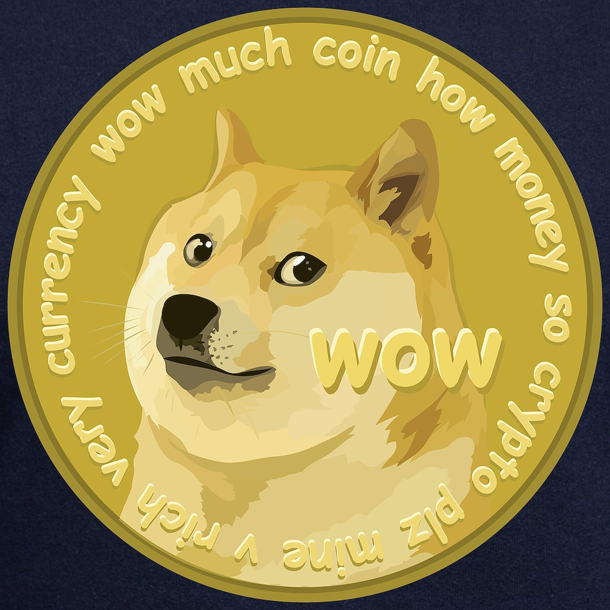 Official Dogecoin Hoodie for Men - Dark Regular Fit Pullover Sweatshirt | Perfect for Crypto Fans, Casual Wear & Gifts