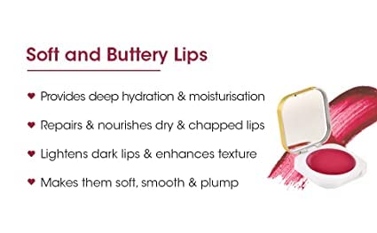 Organic Beetroot Lip Balm for Dry, Damaged & Chapped Lips - Ayurvedic Lip Moisturizer with Cocoa Butter & Shea Butter | Paraben & Sulfate Free | 5g | Perfect for Winter Care, Daily Hydration & Natural Lip Treatment