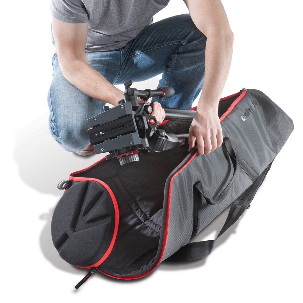 Manfrotto MB MBAG100PN Padded 100 cm Tripod Bag - Durable Camera Tripod Case for Travel & Photography - Perfect for DSLR, Video & Studio Equipment Protection