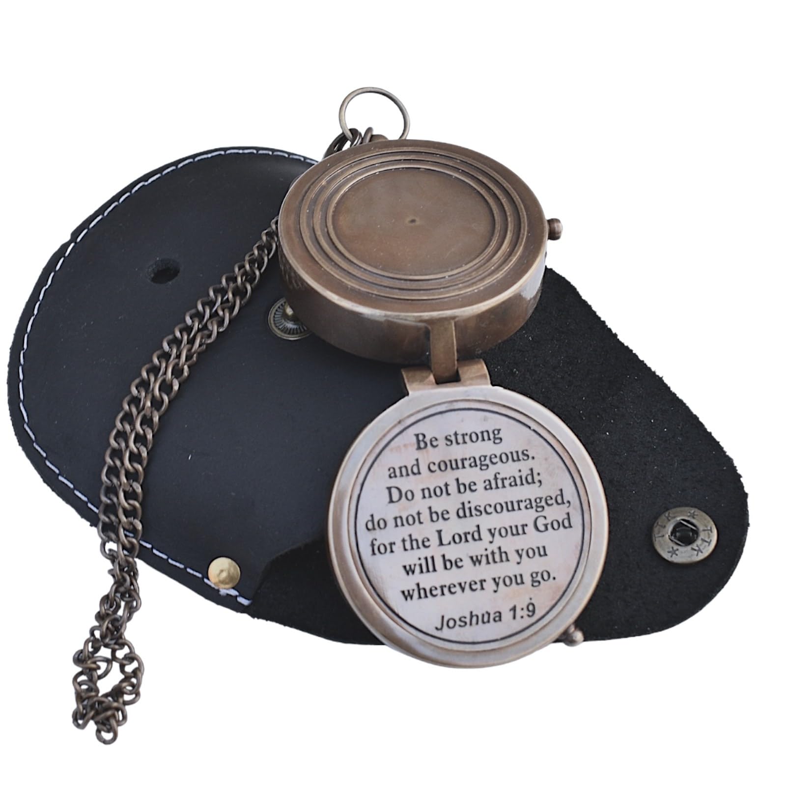 Personalized Engraved Compass Gift for Men & Boys - First Communion, Baptism, Confirmation & Missionary Religious Gifts - Perfect for Outdoor Adventures, Travel & Faith-Based Occasions
