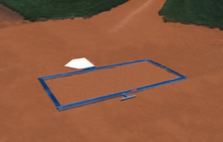 Jaypro Sports Official Batters Box Template - Baseball Field Layout Tool for Practice & Games - Perfect for Coaches, Players & Training Facilities