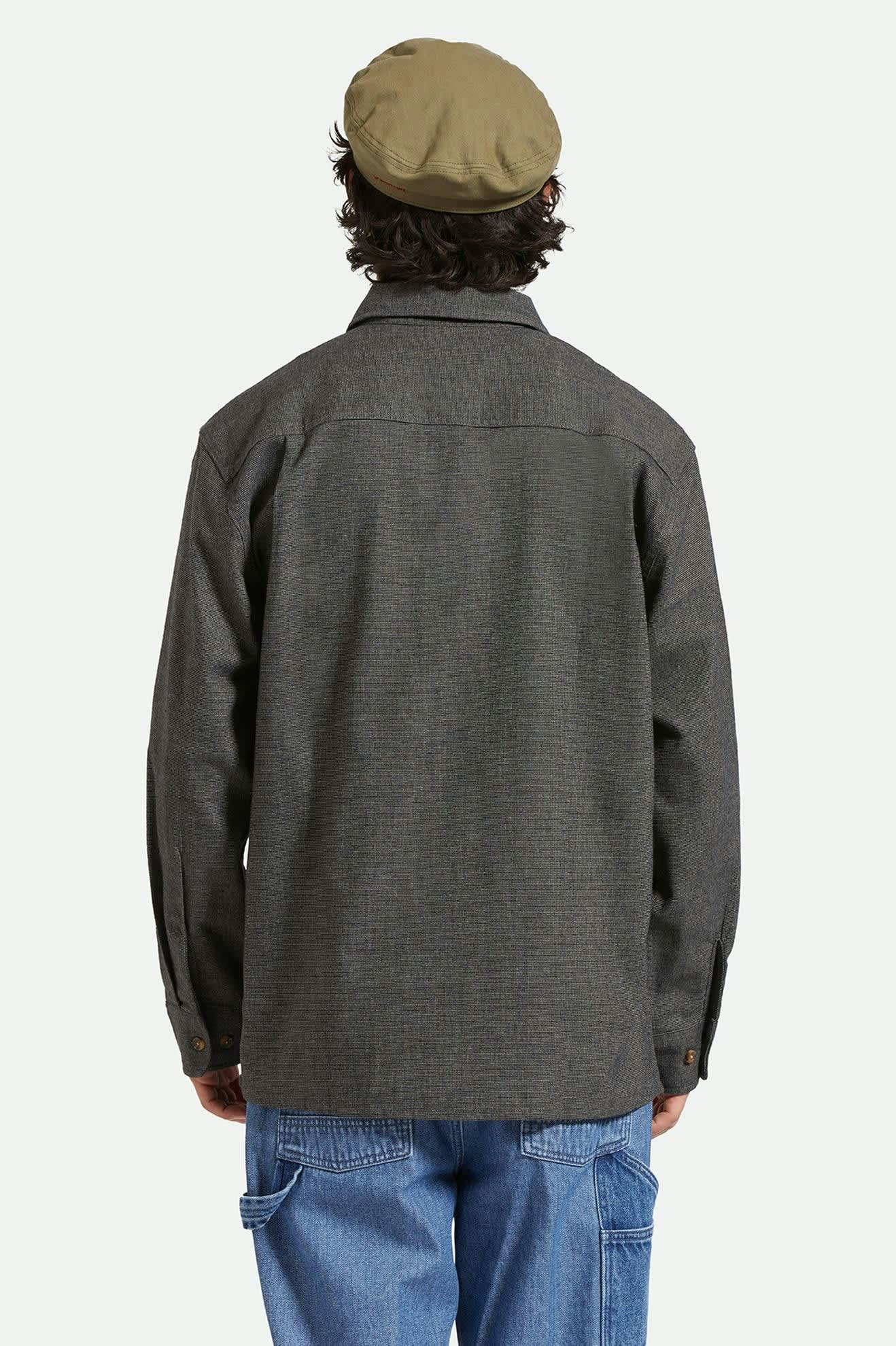 Selden Long Sleeve Overshirt - Mixed Tweed Jacket for Men | Casual Layering & Outdoor Wear | Perfect for Fall & Winter Fashion