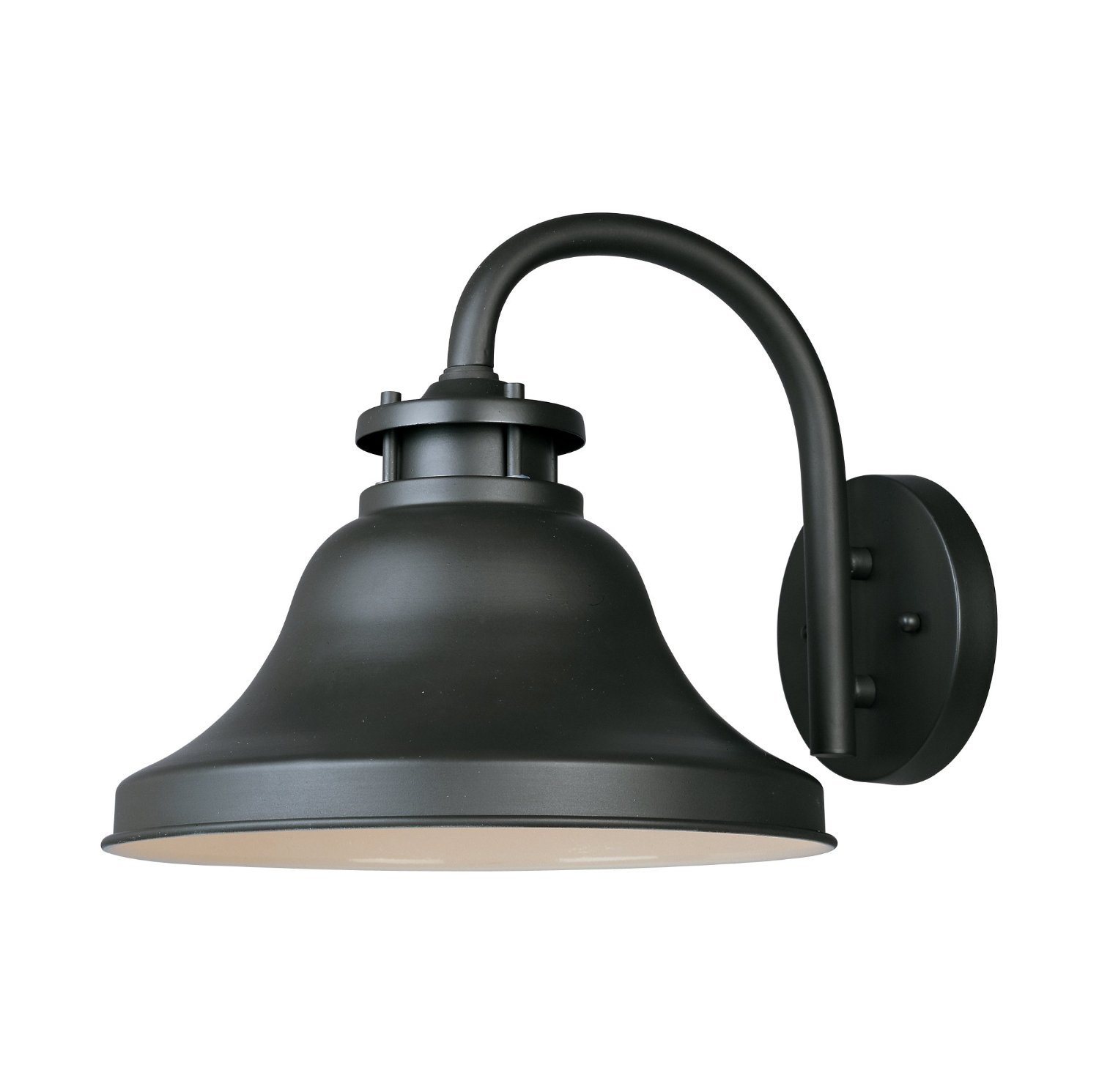 DESIGNERS FOUNTAIN 31331-BZ Bayport Bronze One Light Outdoor Wall Lantern - Weatherproof Exterior Sconce for Porch, Patio & Garden Lighting