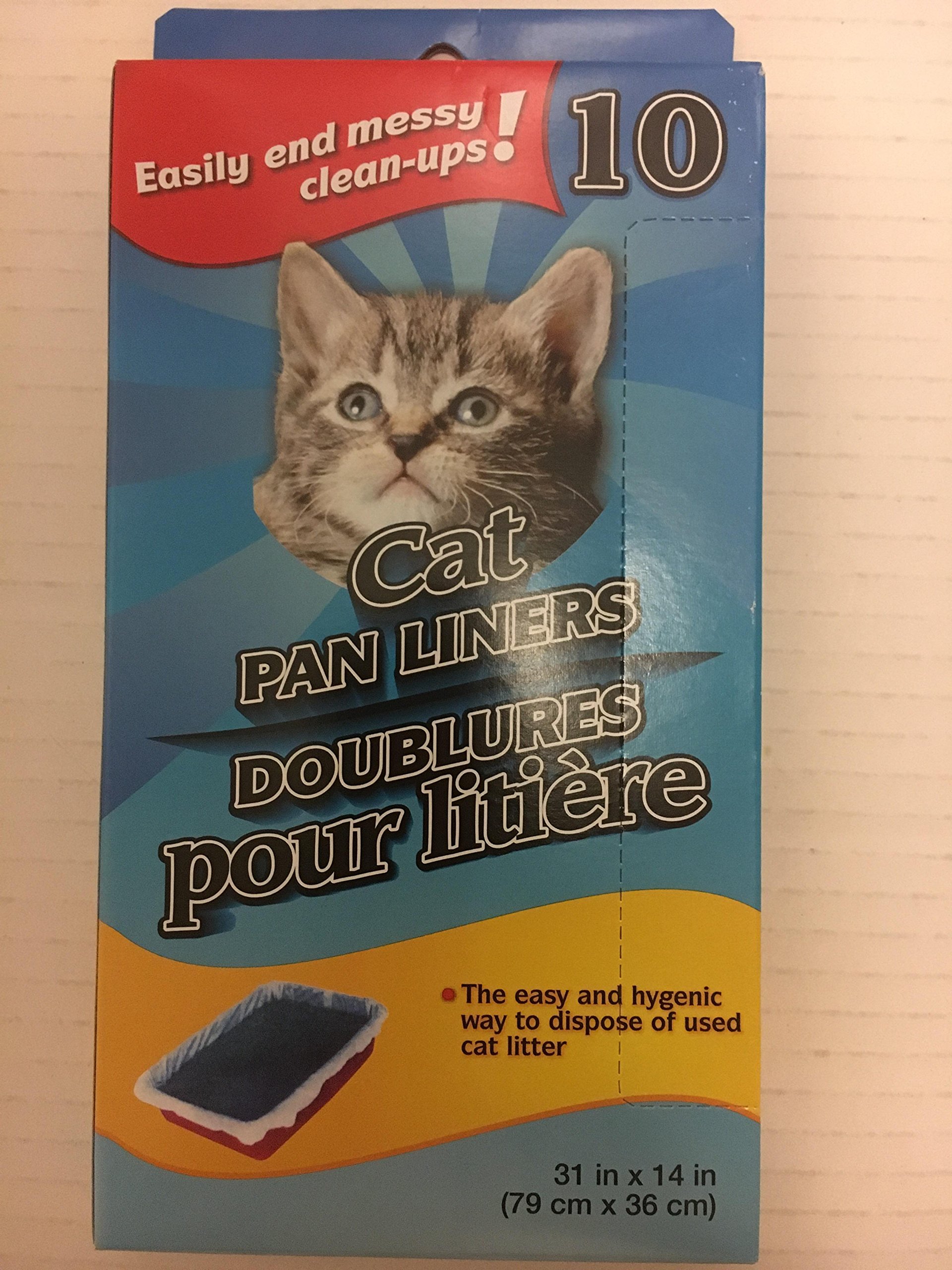 Cat Litter Box Liners - 3 Pack of 10 Disposable Kitty Pan Liners | Leak-Proof & Scented for Easy Cleanup | Perfect for Multi-Cat Homes & Small Spaces