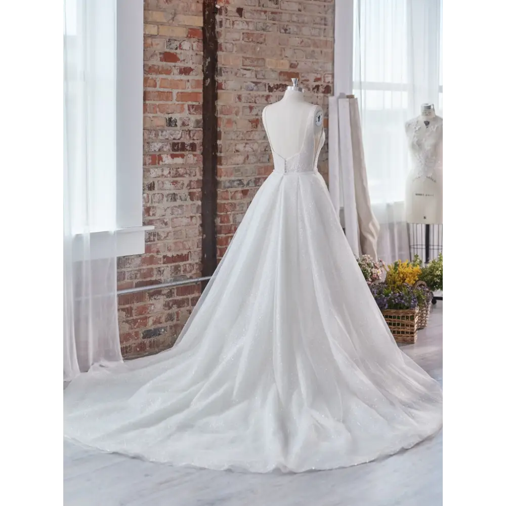 Aerona by Sottero and Midgley Wedding Dress Sample Sale - Elegant Bridal Gown for Church Ceremony & Beach Weddings