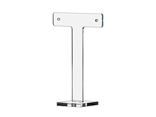 Clear Acrylic T-Shaped Earring Tree Stand - Large Jewelry Display Holder for Earrings (24-Pack) | Perfect for Boutique Retail Stores, Jewelry Shops & Home Organization