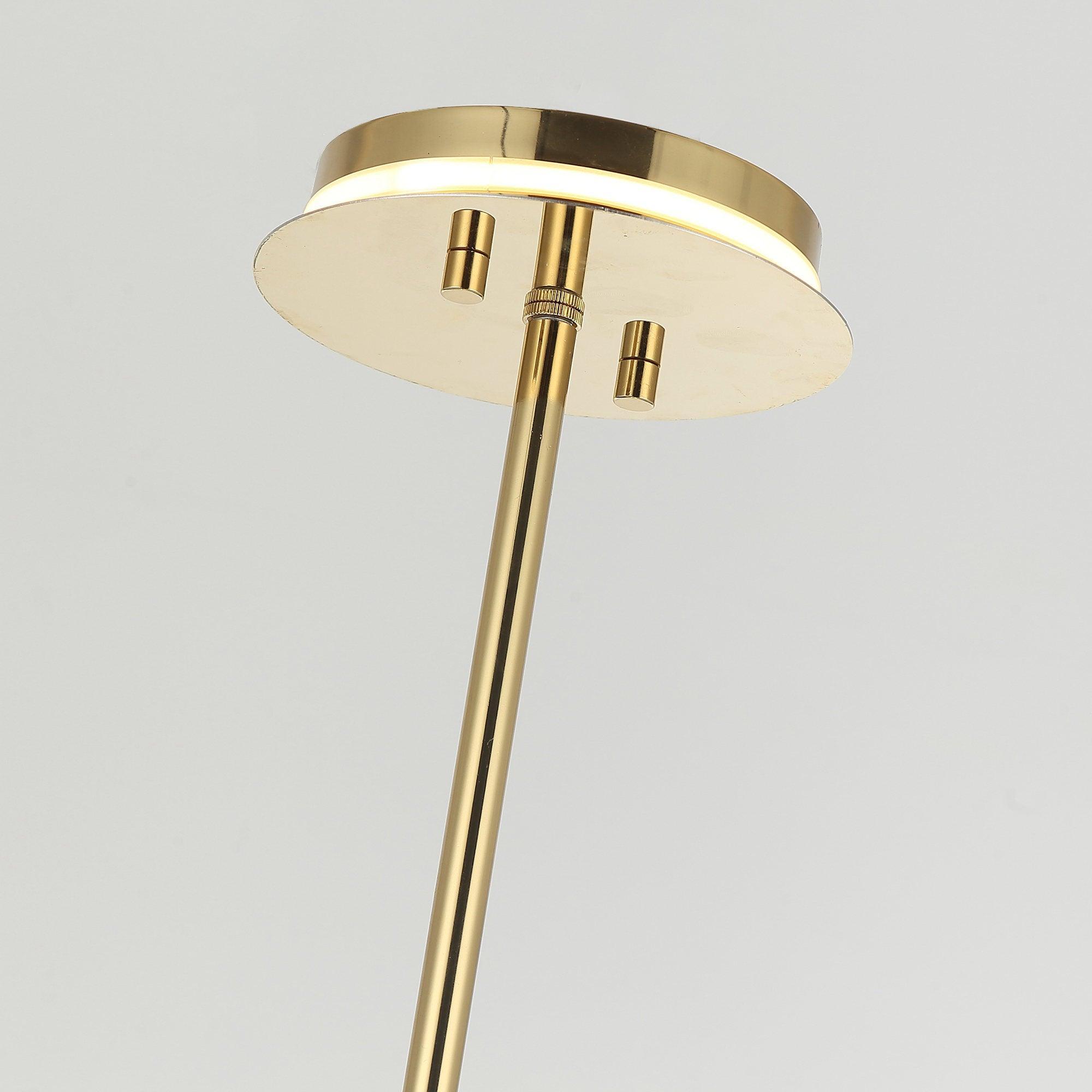 13 Inch Modern Golden 3-Light Pendant Lighting Fixture for Living Room, Dining Room, Kitchen Island - Elegant Ceiling Light with Adjustable Height