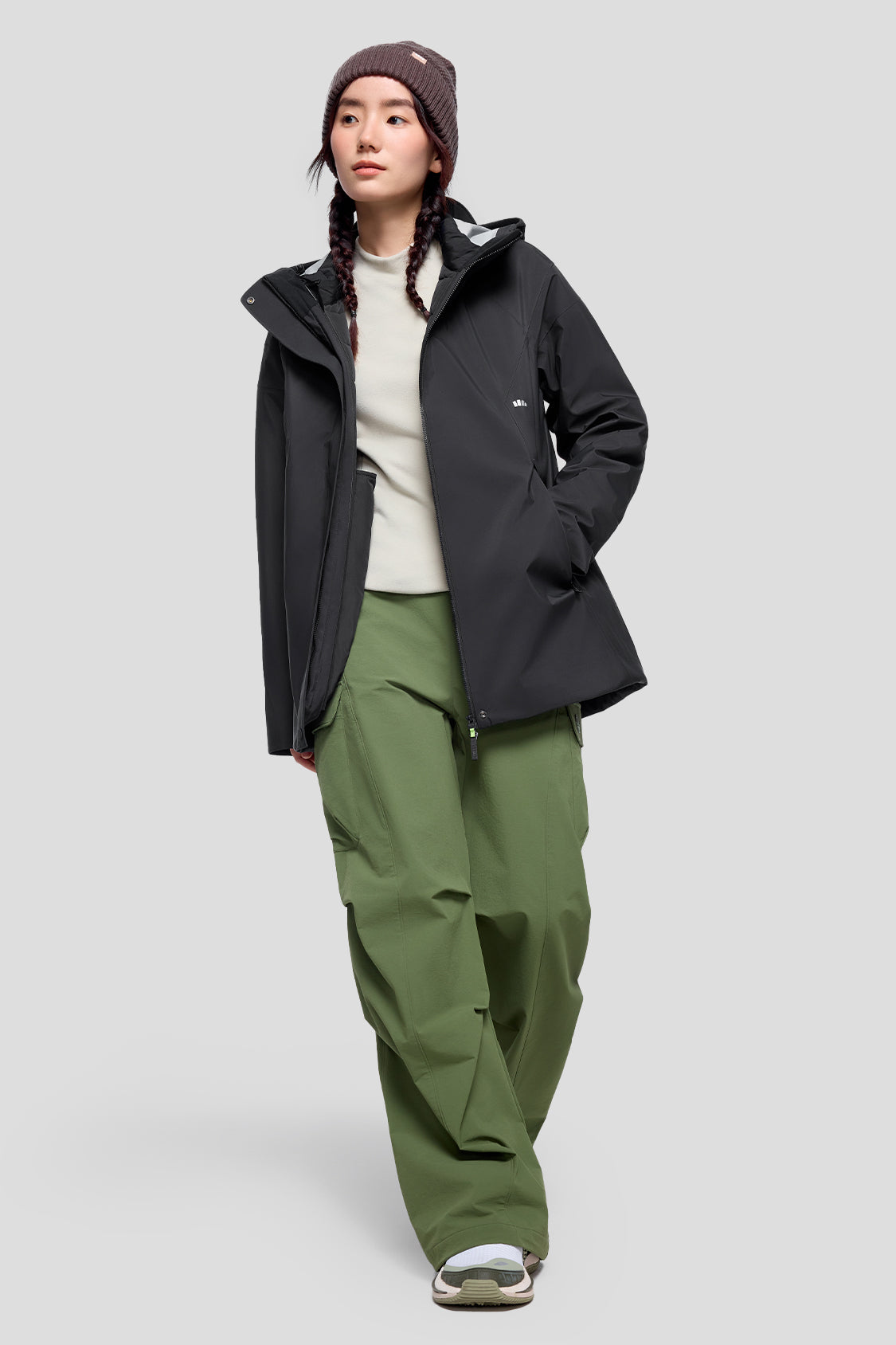 HeatCore Women's 3-in-1 Interchangeable Jacket - Waterproof Windproof Winter Coat for Hiking, Skiing & Outdoor Activities