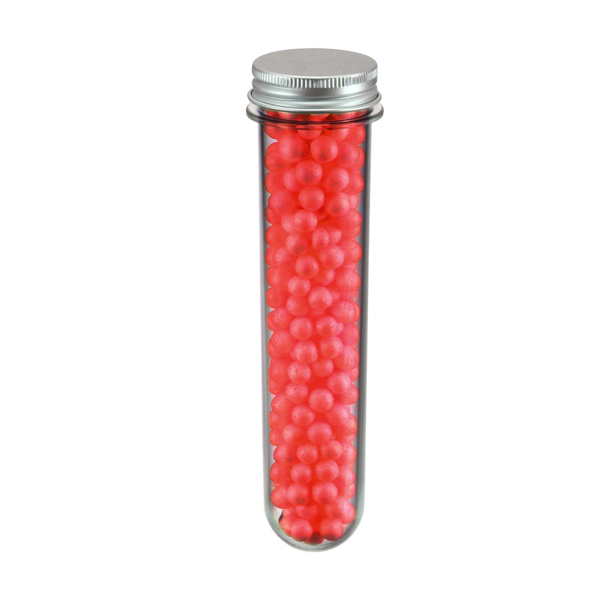 uxcell 1 Pack 0.3 Inch Red Polystyrene Foam Ball Beads - Round Craft Beads for DIY Arts, Party Decorations, Vase & Pillow Fillings - Perfect for Home Decor, School Projects, and Creative Crafting