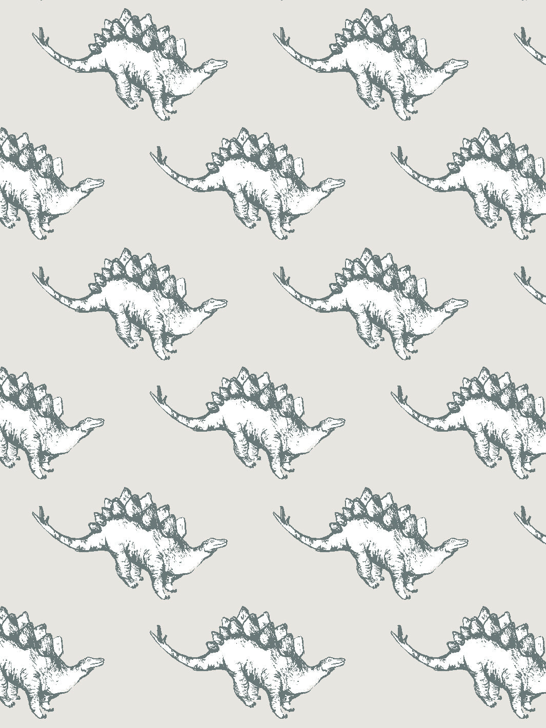 Dinos Wallpaper by Tea Collection - Sand Color Dinosaur-Themed Wallpaper for Kids' Room, Nursery, and Playroom Decor