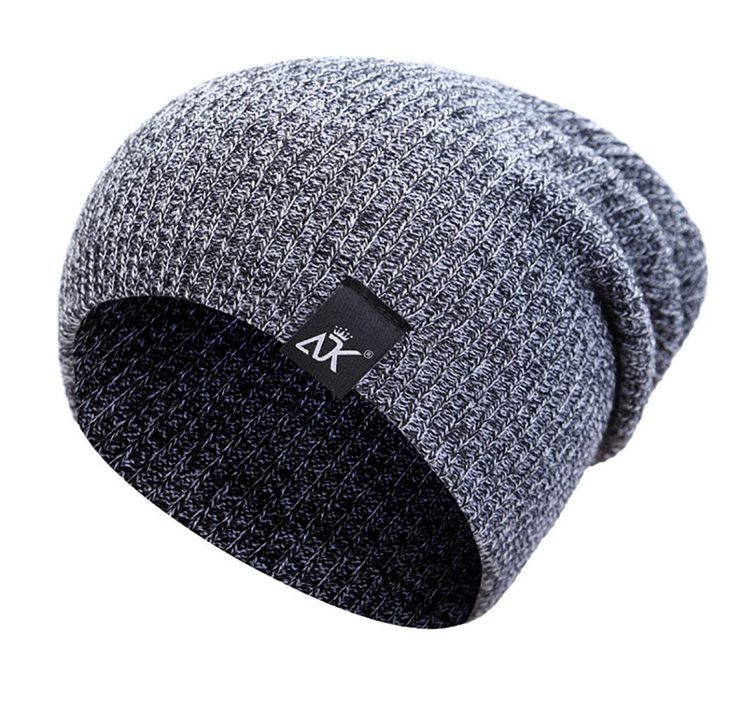 Classic Knit Winter Beanie Hats for Men & Women - Warm, Stretchy, Soft & Slouchy Ribbed Toboggan Cap - Perfect for Skiing, Snowboarding & Cold Weather Activities