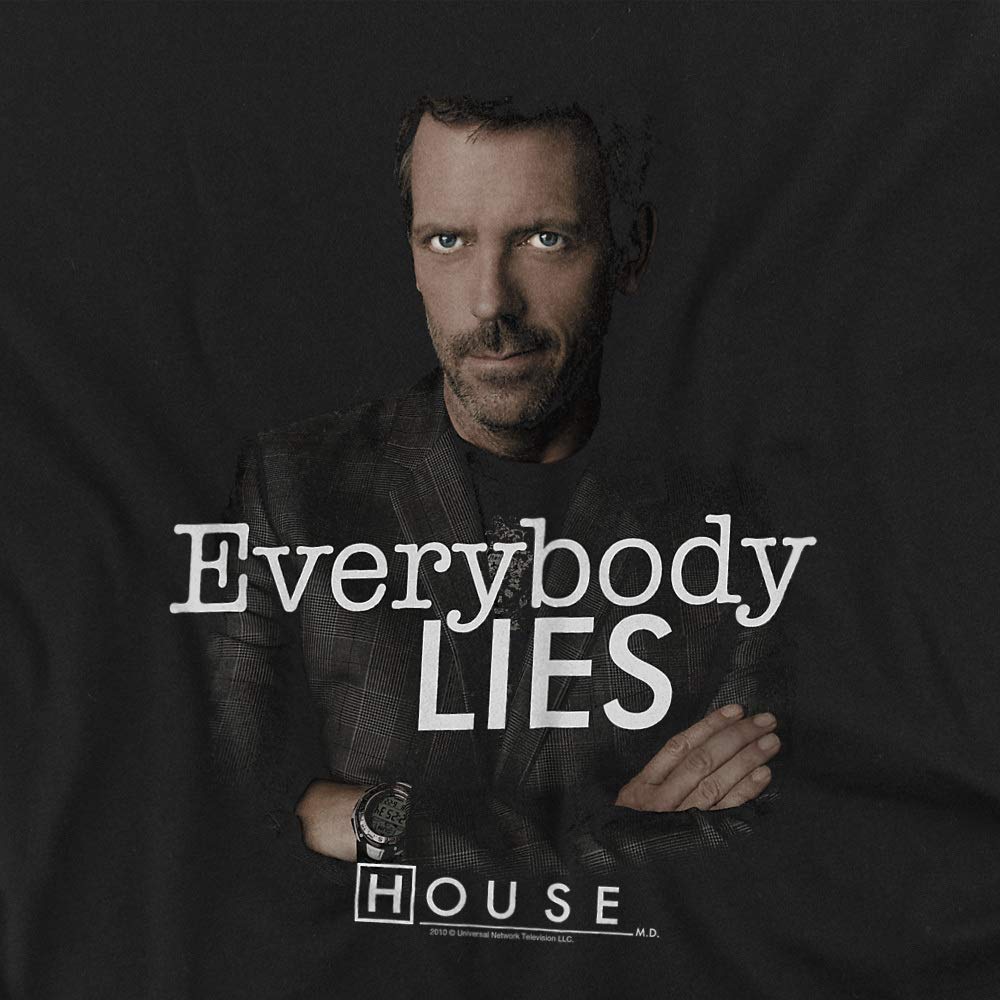 House Everybody Lies Women's T-Shirt | Funny TV Show Quote Tee | Casual Wear for Fans & Pop Culture Lovers