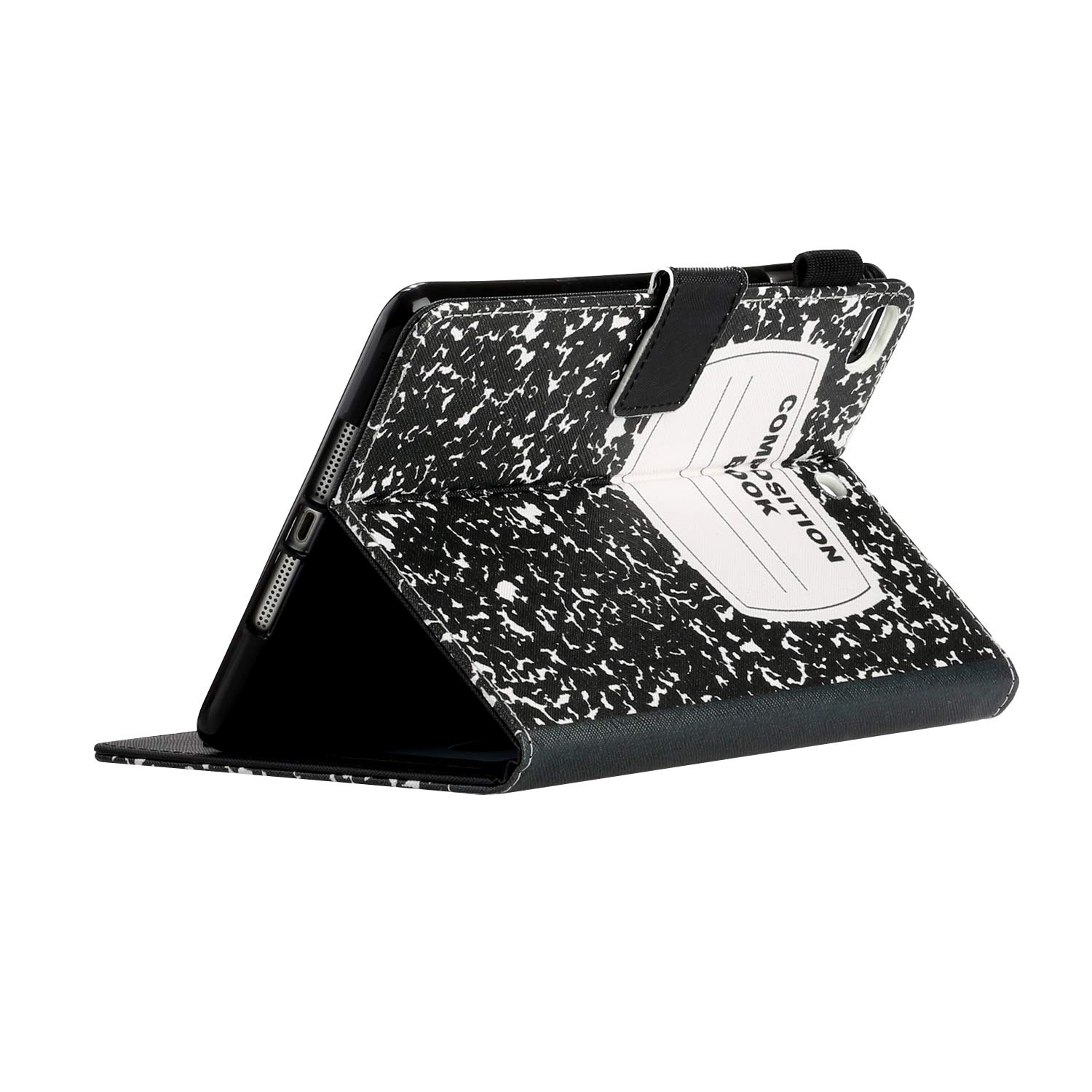 Premium PU Leather iPad Mini Case (1/2/3/4/5) - Smart Wake/Sleep Cover with Card Slot & Pen Holder | Slim Protective Stand Case for iPad Mini 5/4/3/2/1 | Perfect for Work, Travel & School Note-taking