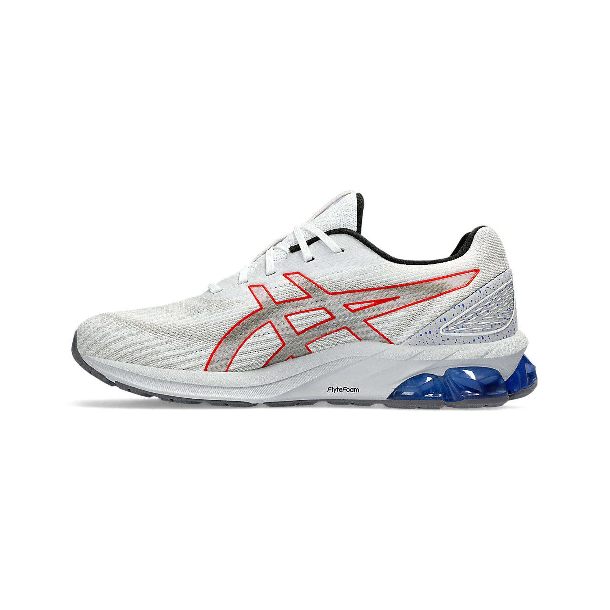 ASICS GEL QUANTUM 180 VII Running Shoes - White/Concrete (2023) - Lightweight Cushioned Sneakers for Men & Women - Perfect for Jogging, Gym Workouts & Daily Wear
