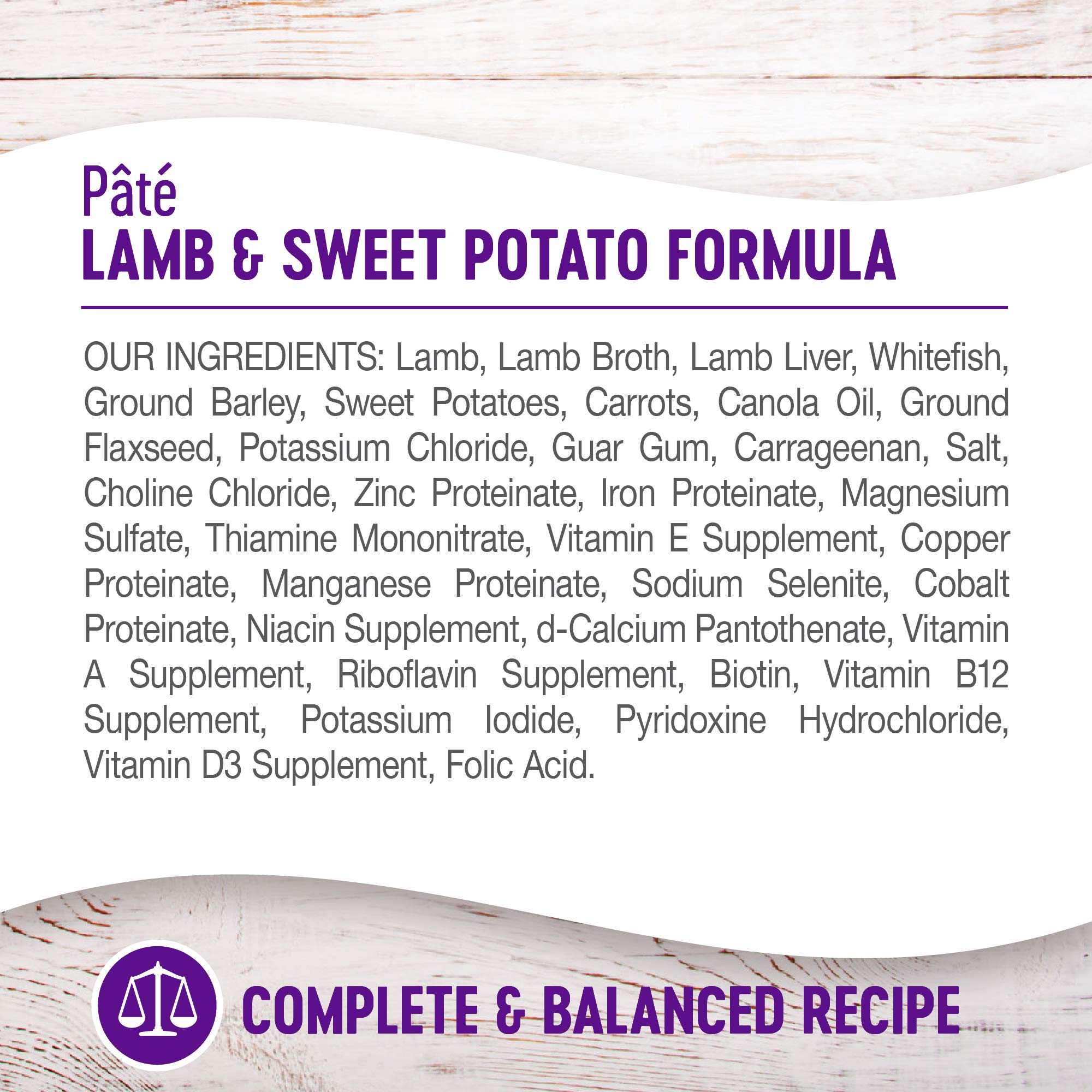 Wellness Complete Health Dry Dog Food - Lamb & Barley Recipe for Adult Dogs, 5lb Bag | Grain-Free Wet Dog Food - Lamb & Sweet Potato Formula, 12 Pack (12.5oz Cans) | High Protein Nutrition for Healthy Skin & Coat - Perfect for Mealtime & Training Treats