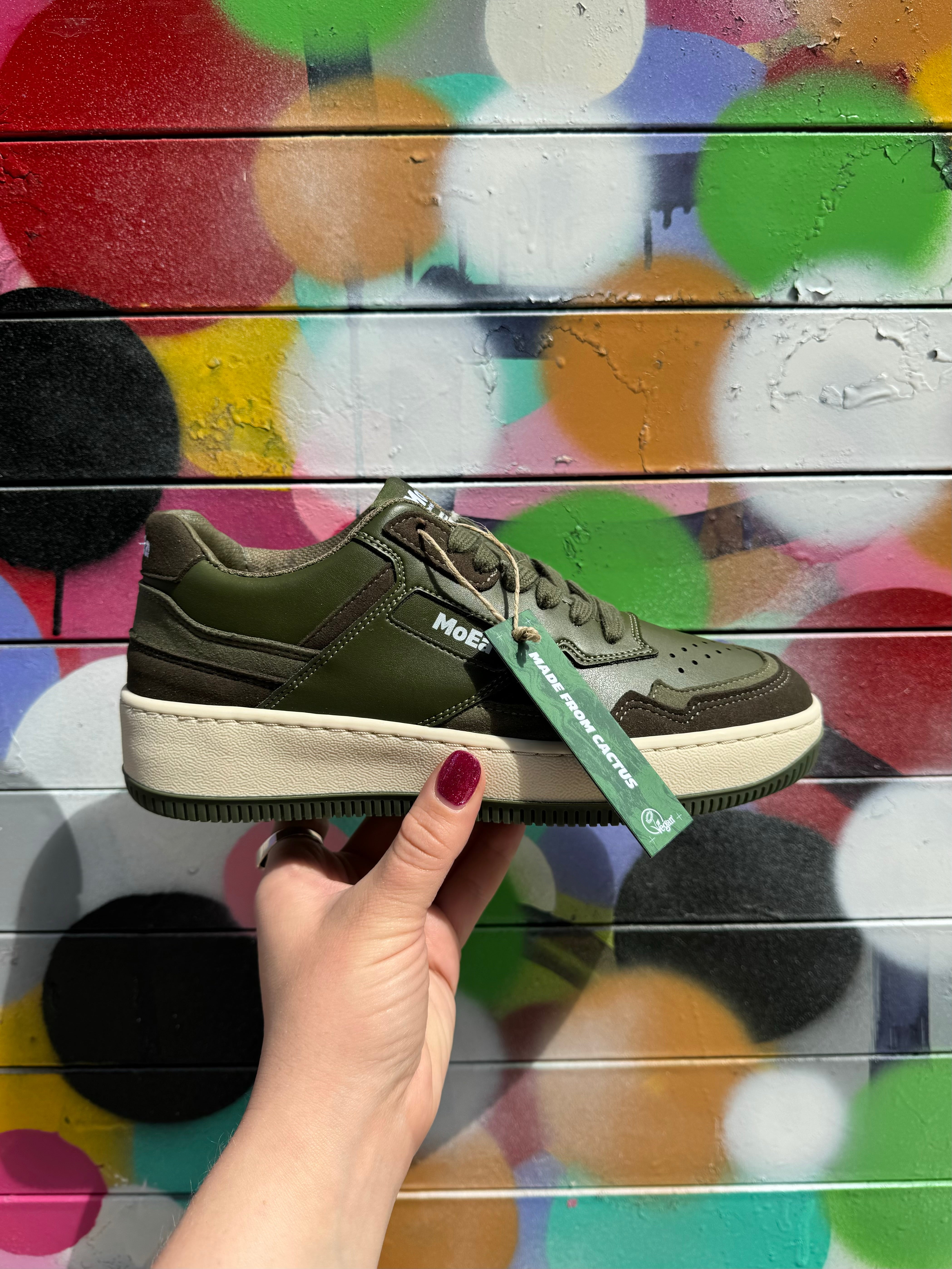 MoEa GEN1 Cactus Sneakers - Full Khaki Color Comfortable Unisex Casual Shoes for Outdoor Walking & Street Style Fashion