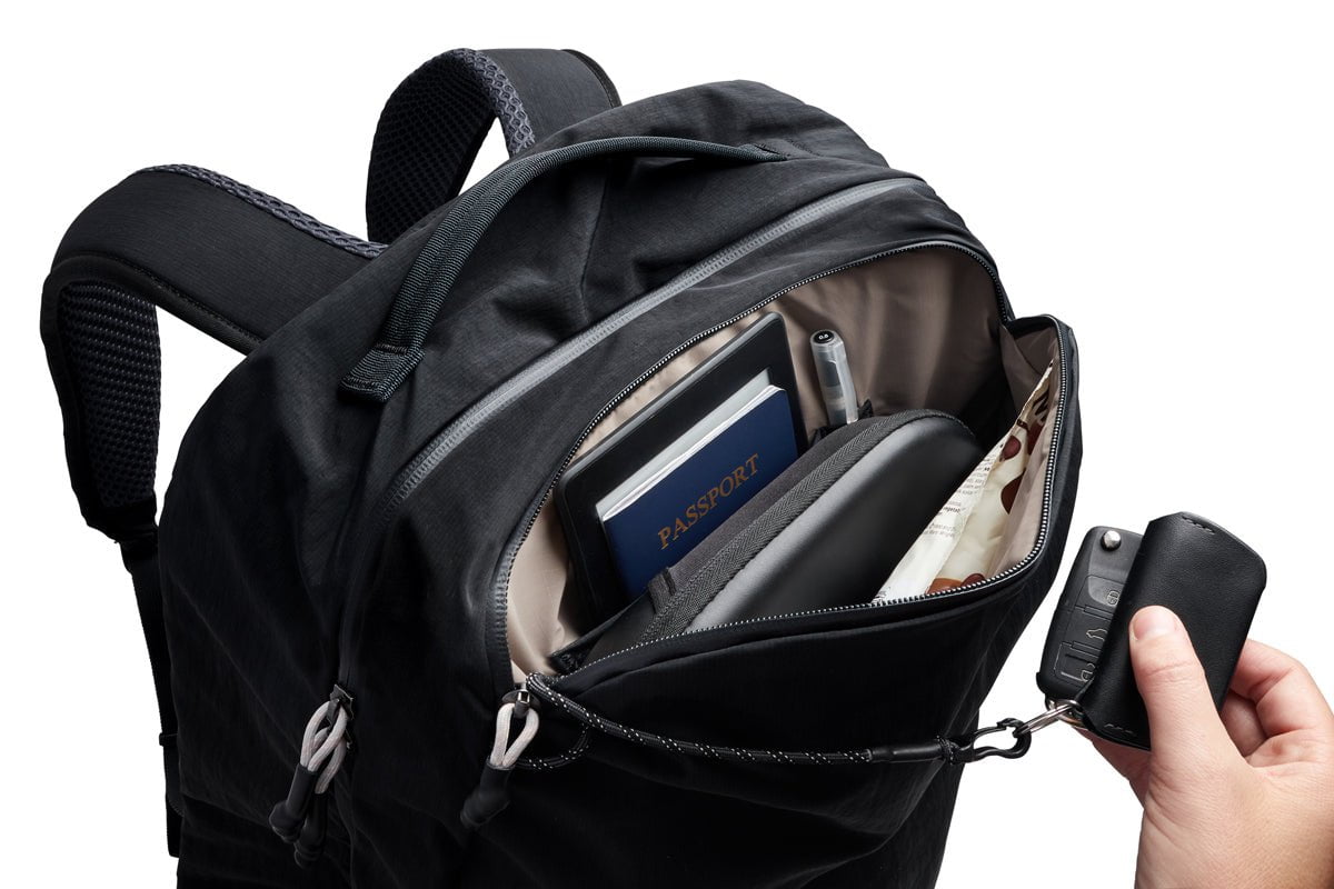 Bellroy Lite Travel Pack 38L - Lightweight Waterproof Backpack for Travel & Hiking | Perfect Carry-On Luggage for Airplanes, Weekend Trips & Outdoor Adventures