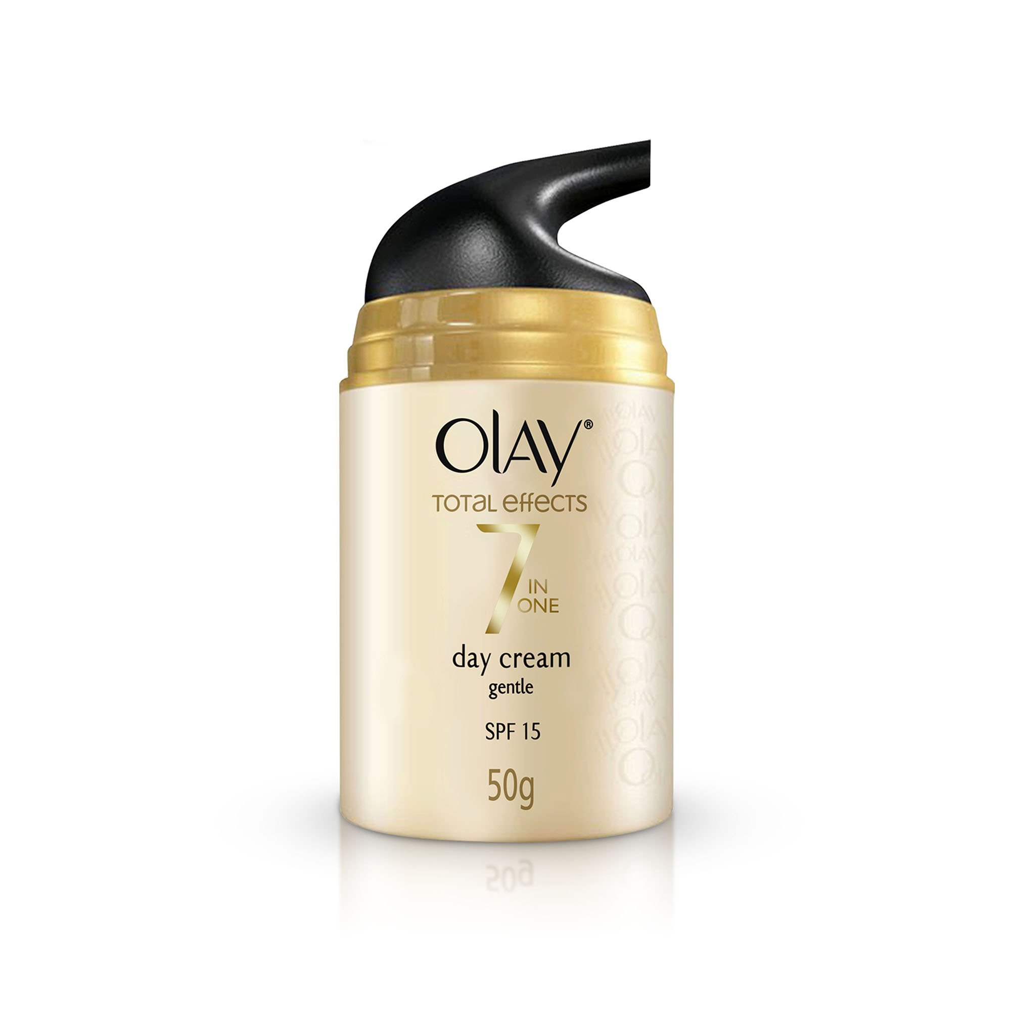 Olay Total Effects Anti-Aging Moisturizing Cream with Niacinamide & Green Tea Extract | Fights 7 Signs of Aging for Normal, Oily, Dry & Combination Skin | SPF 15 Sun Protection | 1.76 oz (50g) | Perfect for Daily Skincare Routine & Anti-Aging Regimen