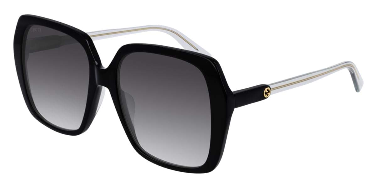 Gucci GG 0533 SA-005 Black/Blue Polarized Sunglasses for Men & Women - Luxury UV Protection Shades for Driving, Beach & Outdoor Activities