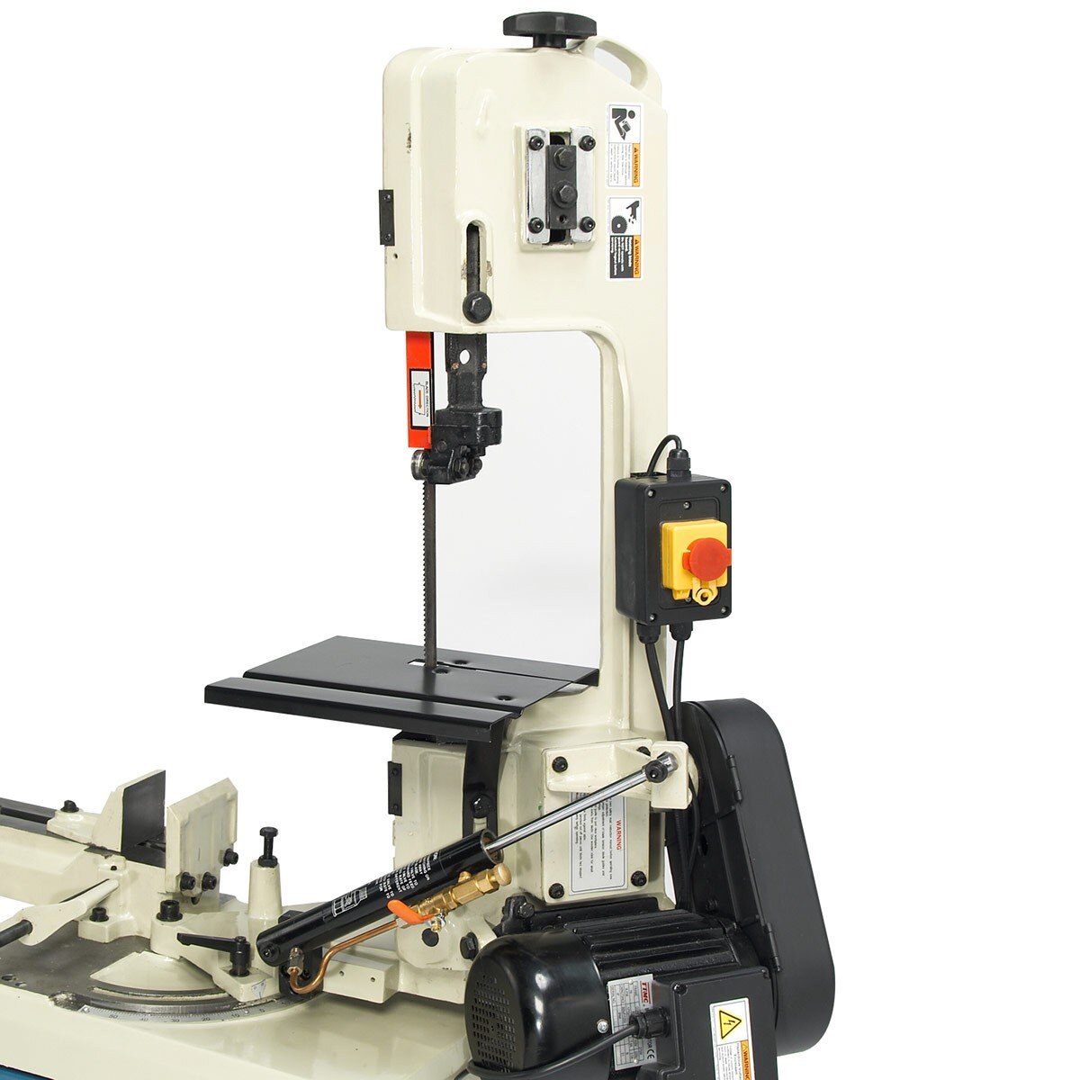 Baileigh Industrial BA9 1001095 Portable Metal Cutting Band Saw BS 128M - Heavy Duty Metalworking Tool for Workshop & Construction Sites