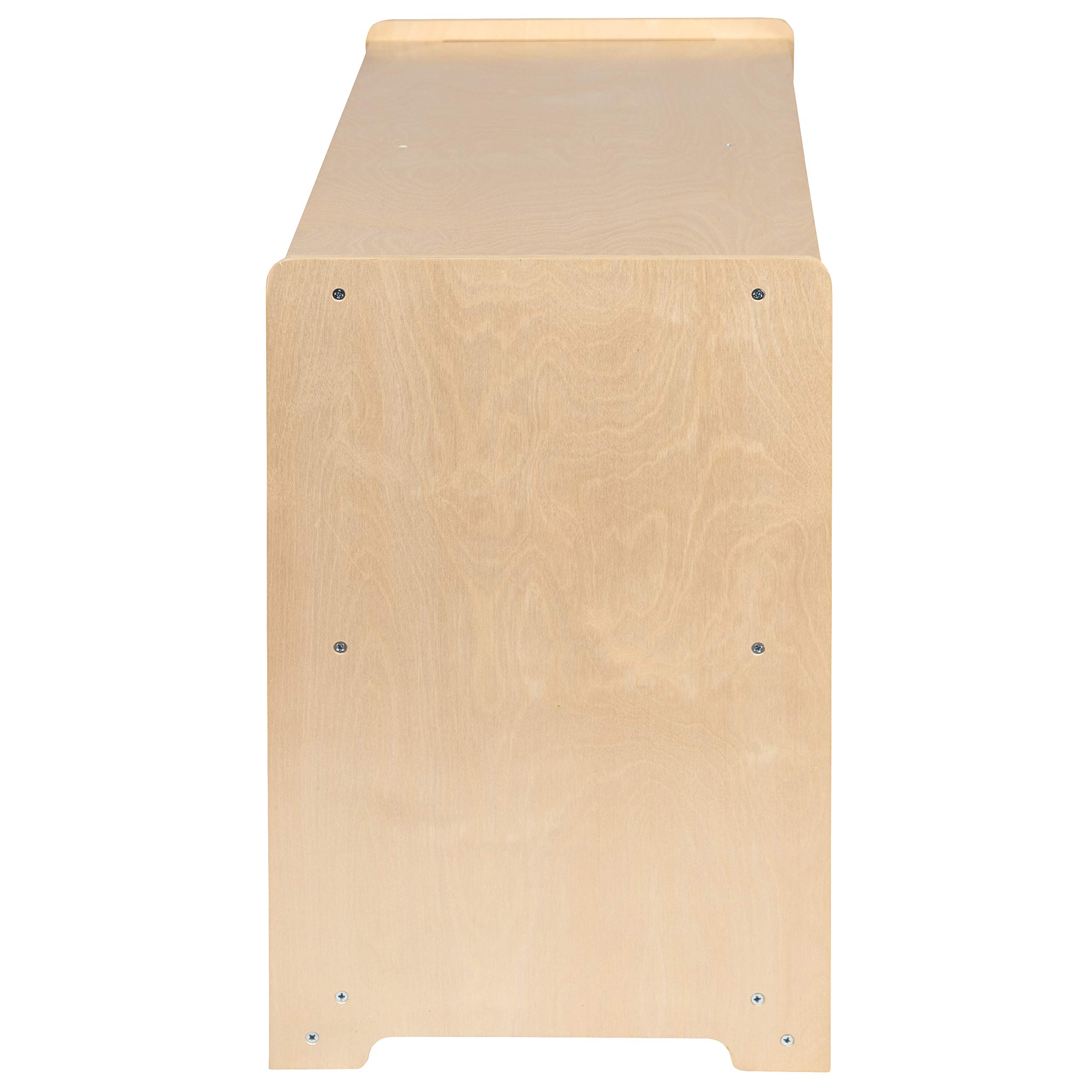 Wooden 5-Section Classroom Storage Cabinet for School, Office & Home - Safe, Kid-Friendly Design - 24