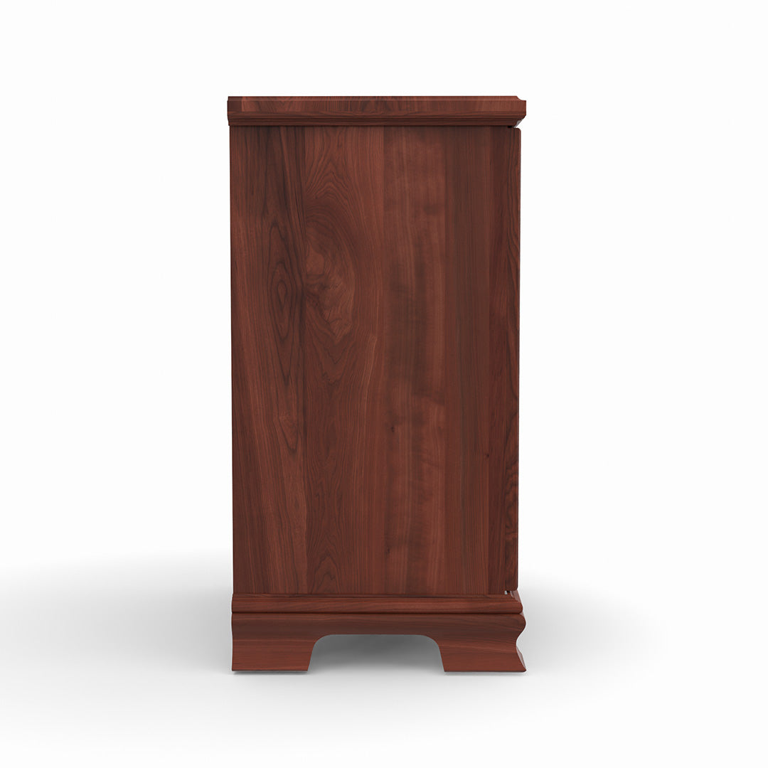 Amish Classic Nightstand with Pullout Shelf - Solid Wood Bedside Table for Bedroom, Living Room & Guest Room - Perfect for Storage & Decor