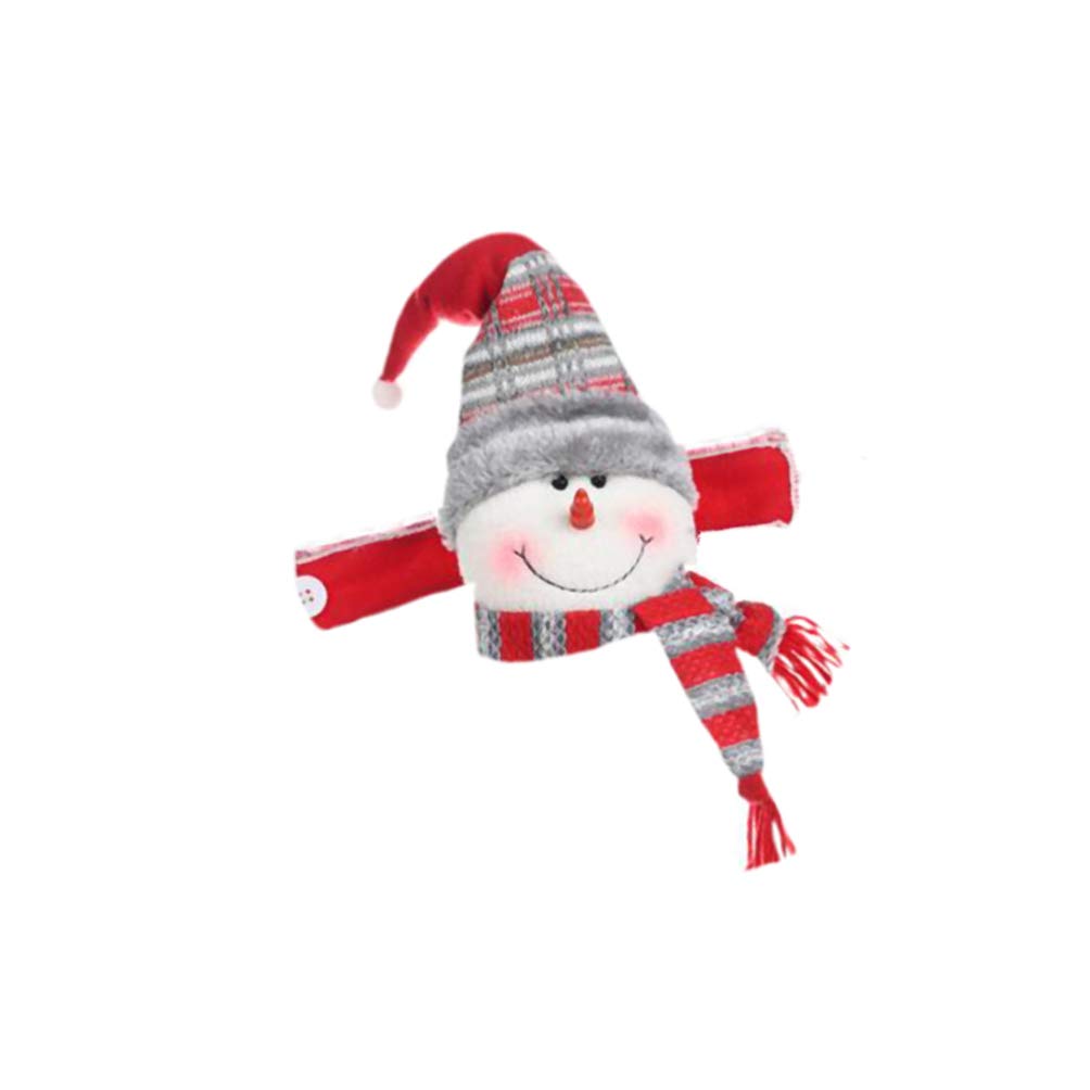 Amosfun Santa Claus Curtain Clip Holder - Christmas Plush Curtain Hooks for Holiday Decor, Festive Bedroom Ornaments, Kids Room Decorations - Perfect for Christmas Tree Skirt, Window Treatments & Holiday Home Decor