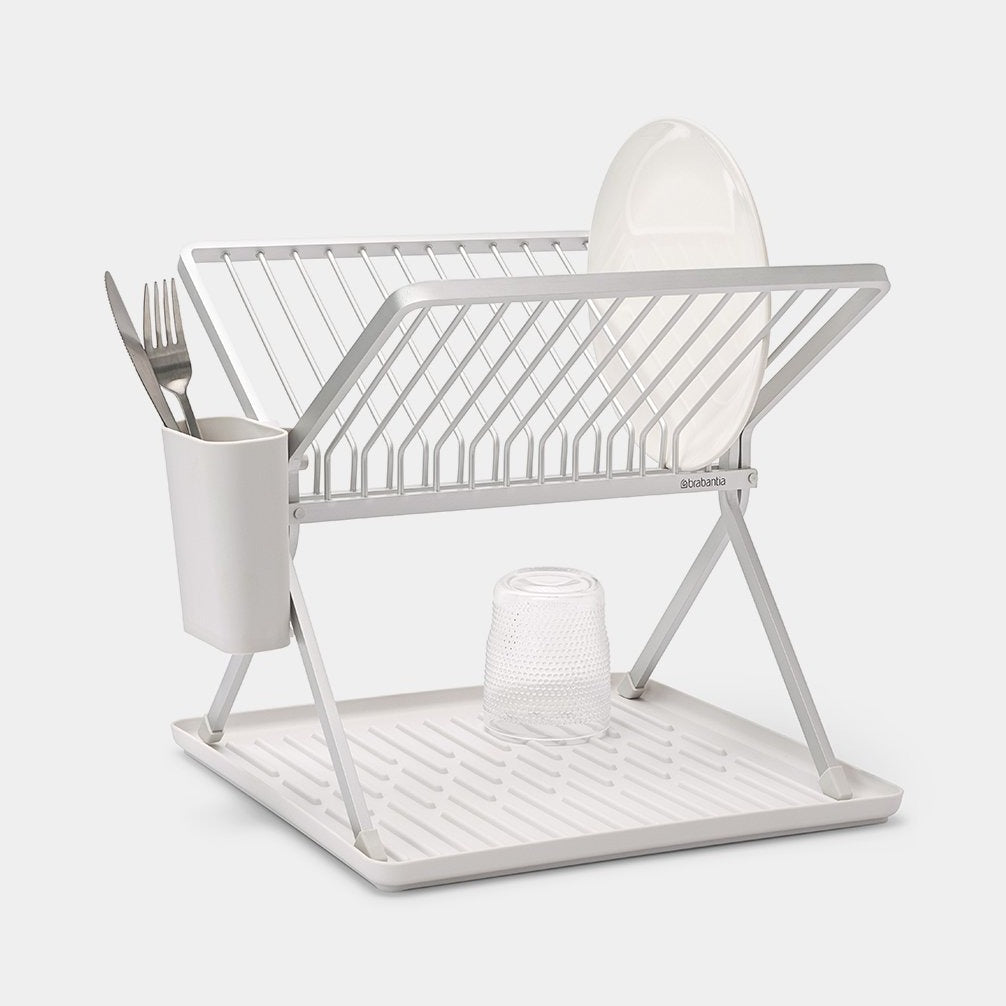 Foldable Dish Drying Rack - Space Saving Kitchen Organizer for Countertop, Sink, and Cabinet - Perfect for Small Apartments, RVs, and Camping