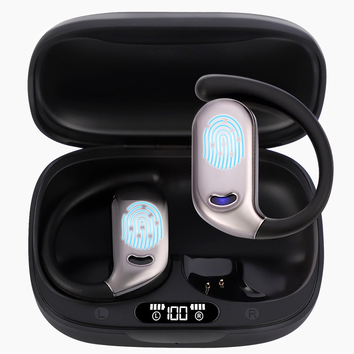 Real-Time Language Translator Earbuds - 144 Languages & Accents, 3-in-1 Wireless Bluetooth Earbuds for iOS & Android | Perfect for Travel, Business Meetings & Language Learning (Black)