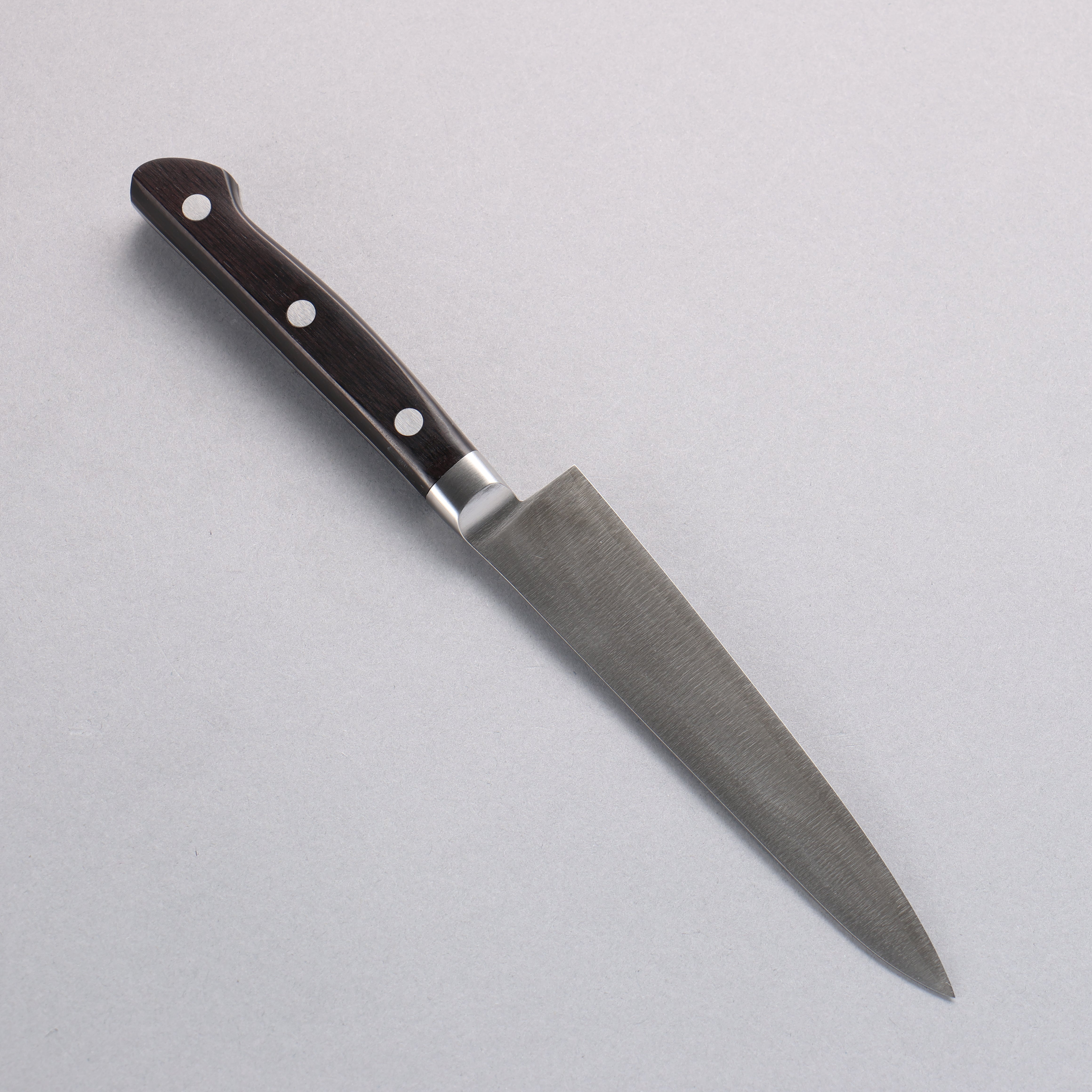 Seisuke VG1 Petty Utility Knife 135mm - Japanese Stainless Steel Blade with Black Pakkawood Handle - Perfect for Slicing, Peeling & Precision Kitchen Tasks