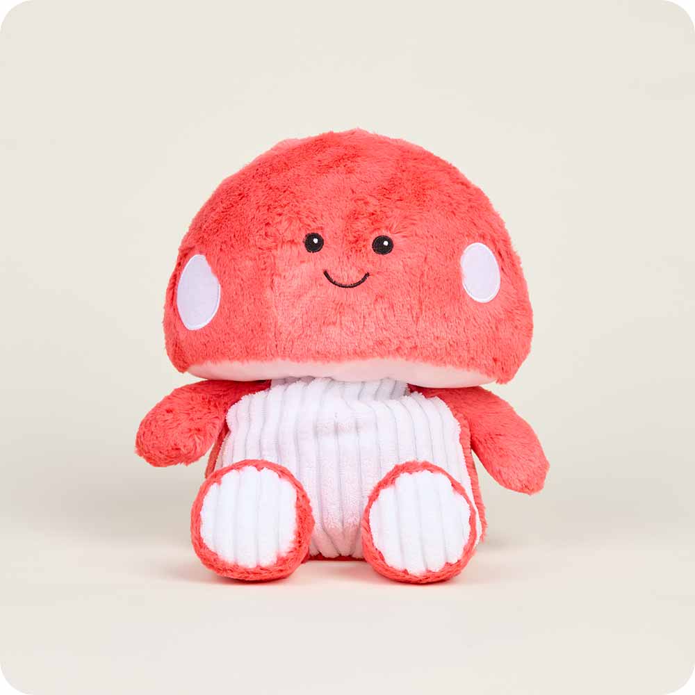Red Mushroom Warmies - Soft Plush Microwaveable Heating Pad for Kids & Adults - Perfect for Relaxation, Stress Relief & Pain Relief