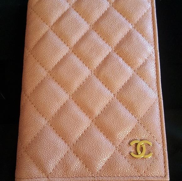 Luxury Pink Caviar Leather Passport Holder - Classic Travel Wallet for Women & Men | Perfect for Airports, Business Trips & Vacations
